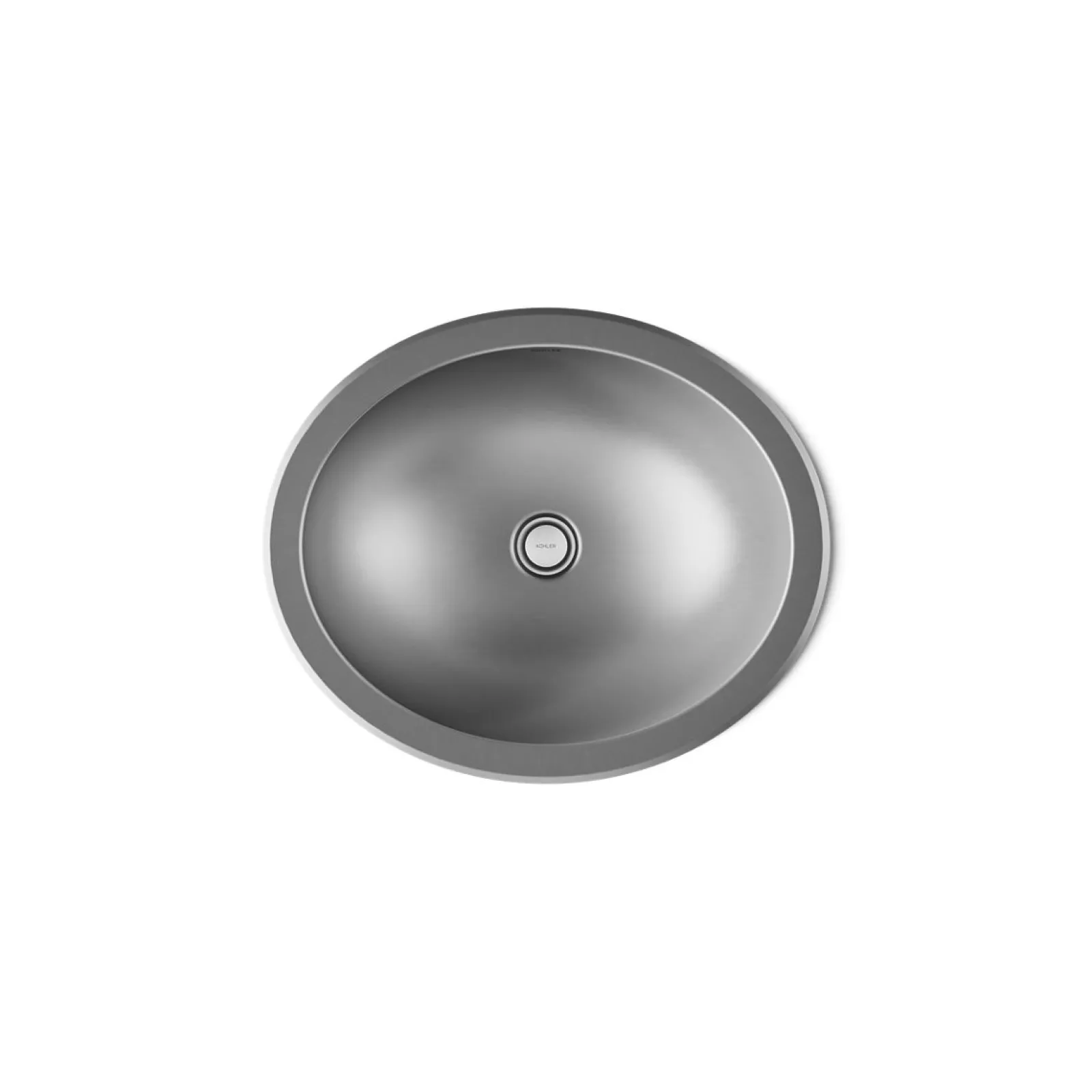 20" oval drop-in/undermount bathroom sink, no overflow^Kohler Hot