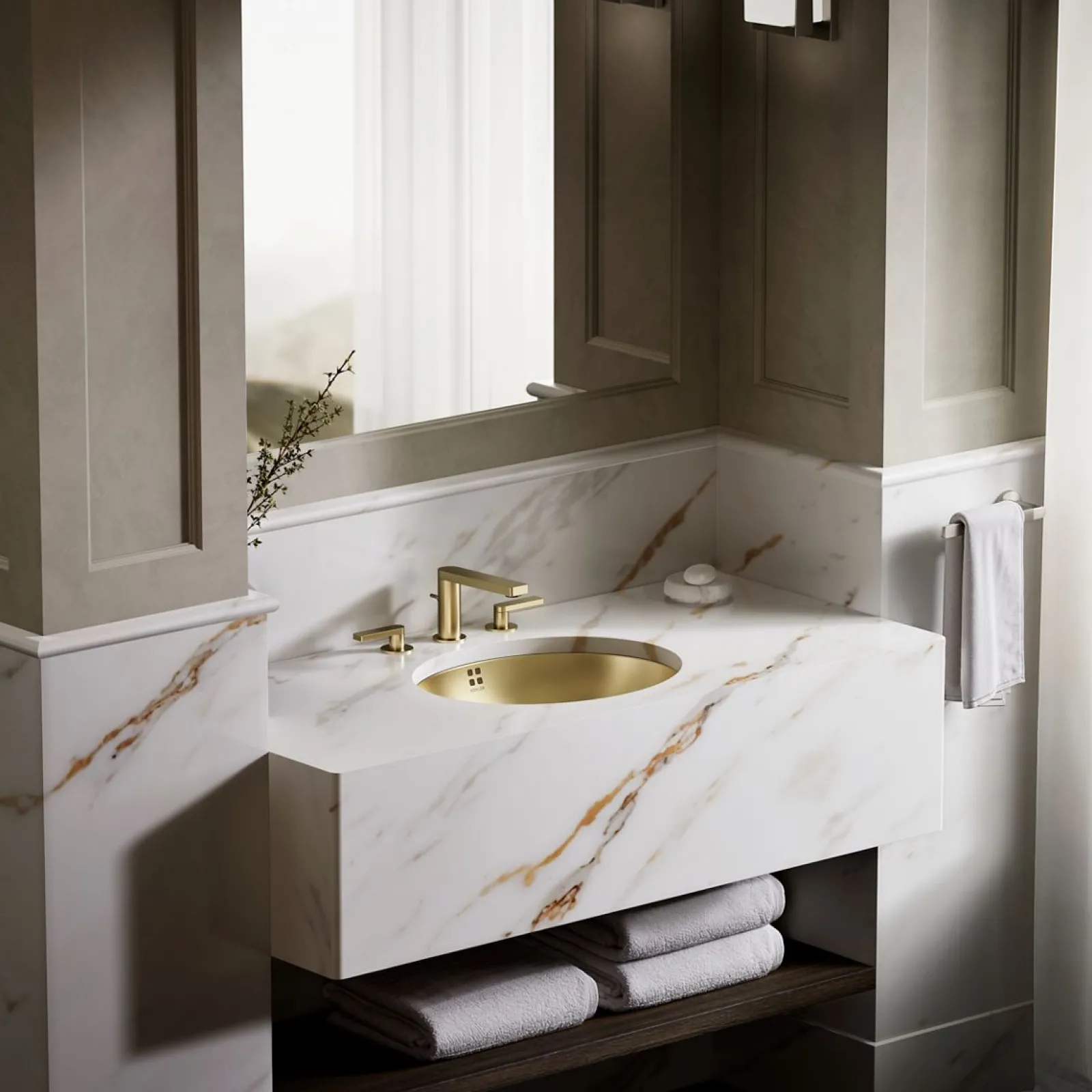 20" oval drop-in/undermount bathroom sink^Kohler New