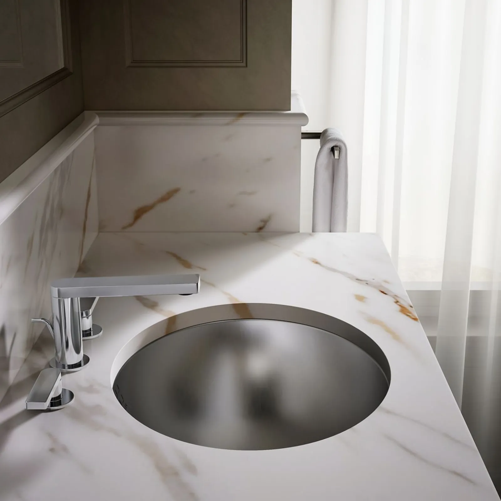 20" oval drop-in/undermount bathroom sink^Kohler New