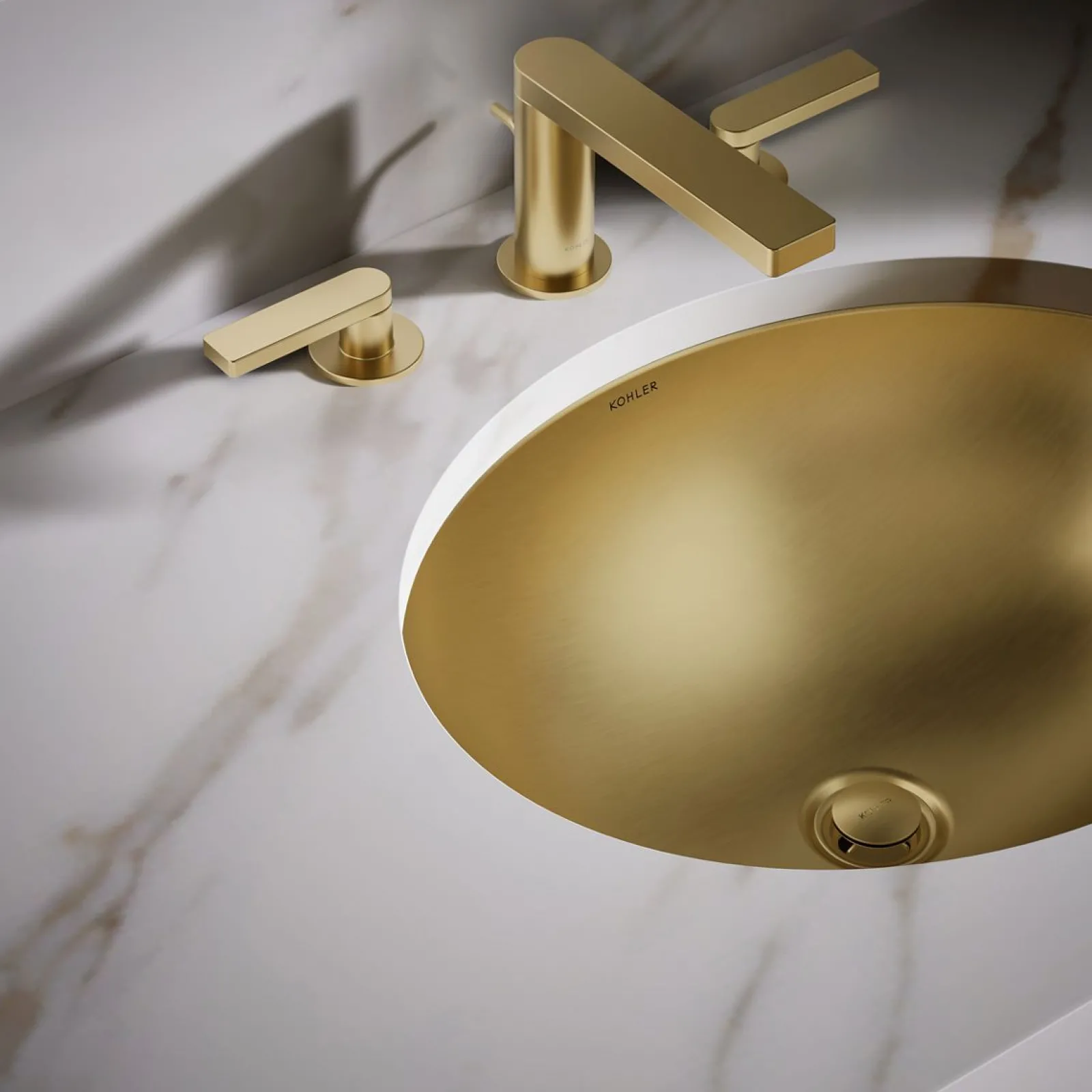 20" oval drop-in/undermount bathroom sink, no overflow^Kohler New