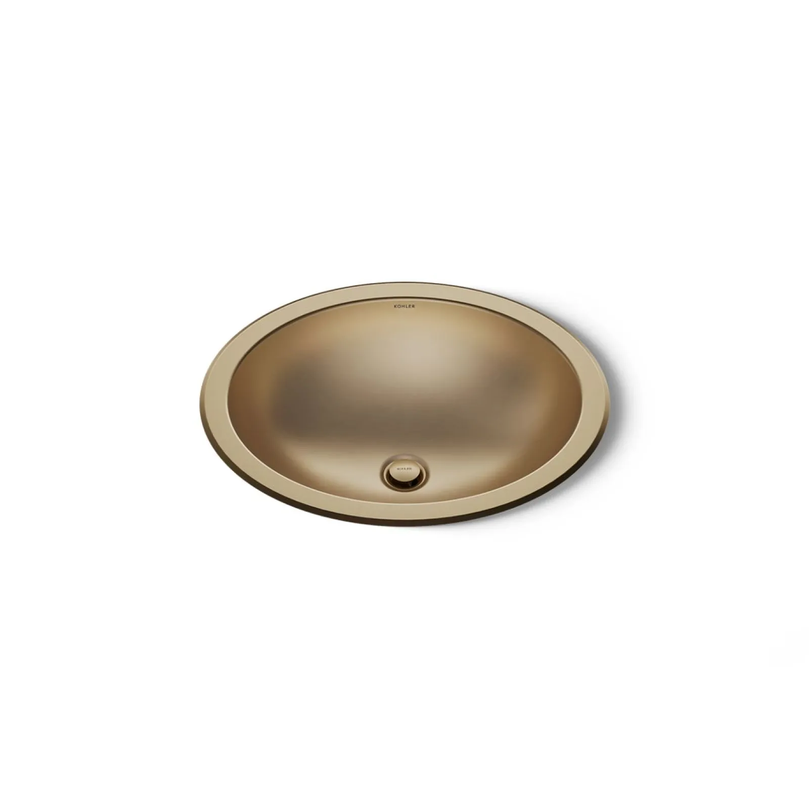 20" oval drop-in/undermount bathroom sink, no overflow^Kohler New