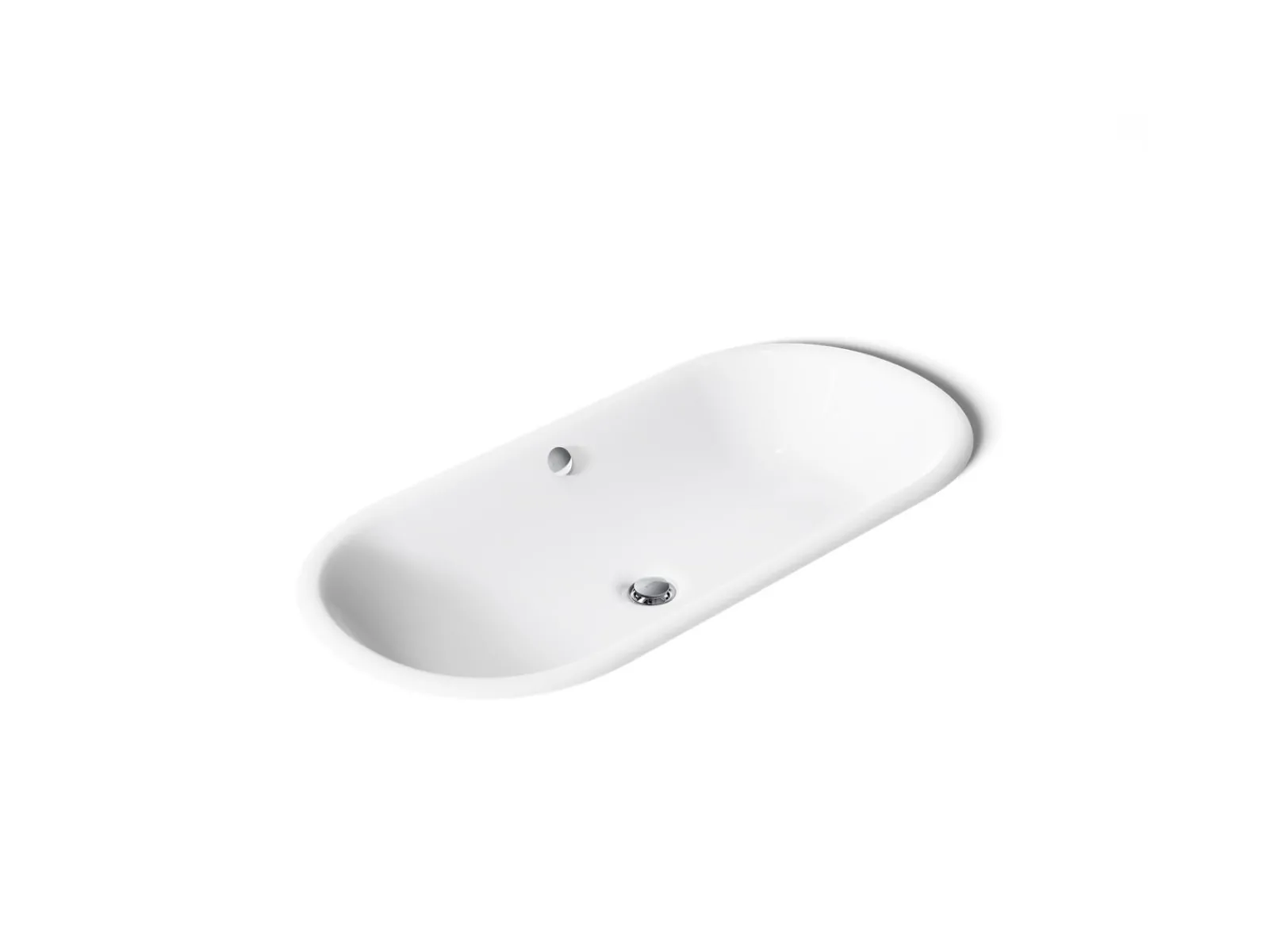 33" oval drop-in/undermount bathroom sink^Kohler New