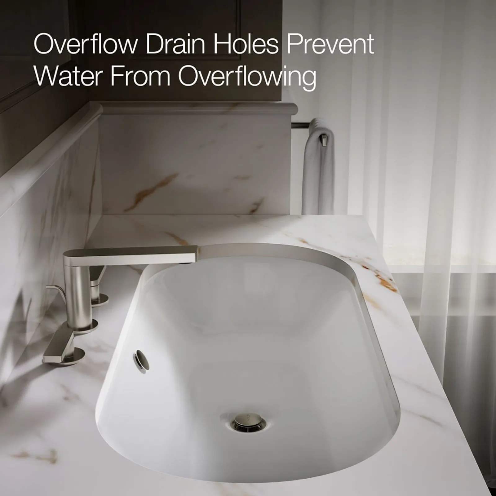 33" oval drop-in/undermount bathroom sink^Kohler New