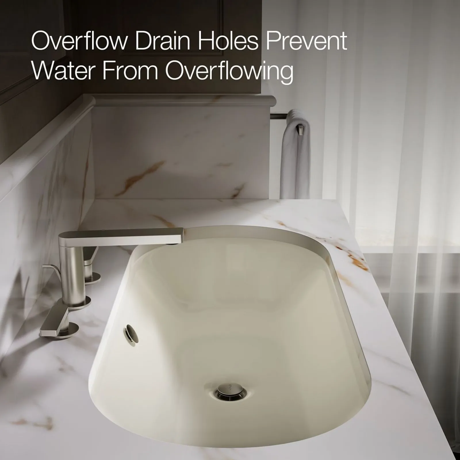 33" oval drop-in/undermount bathroom sink^Kohler New
