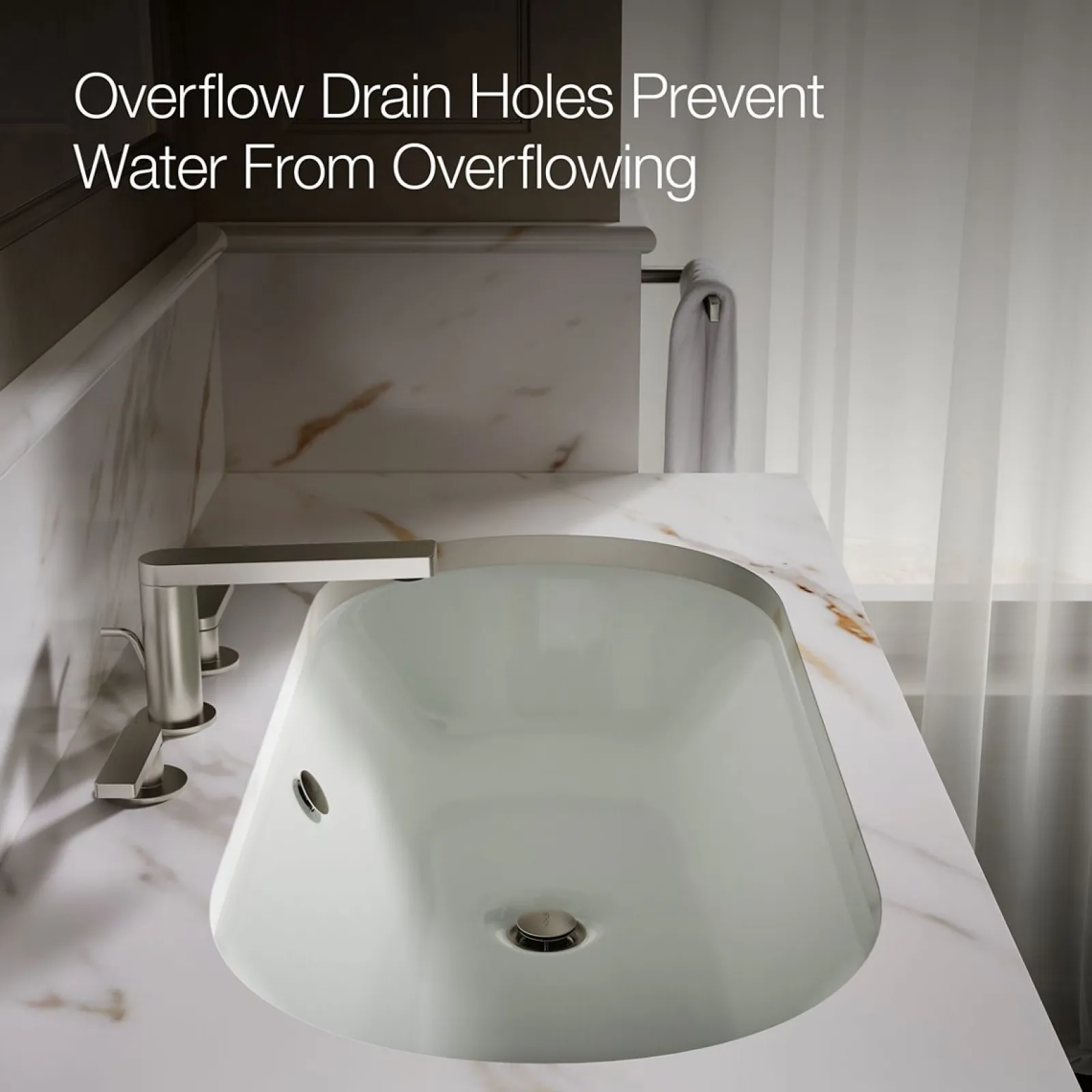33" oval drop-in/undermount bathroom sink^Kohler New