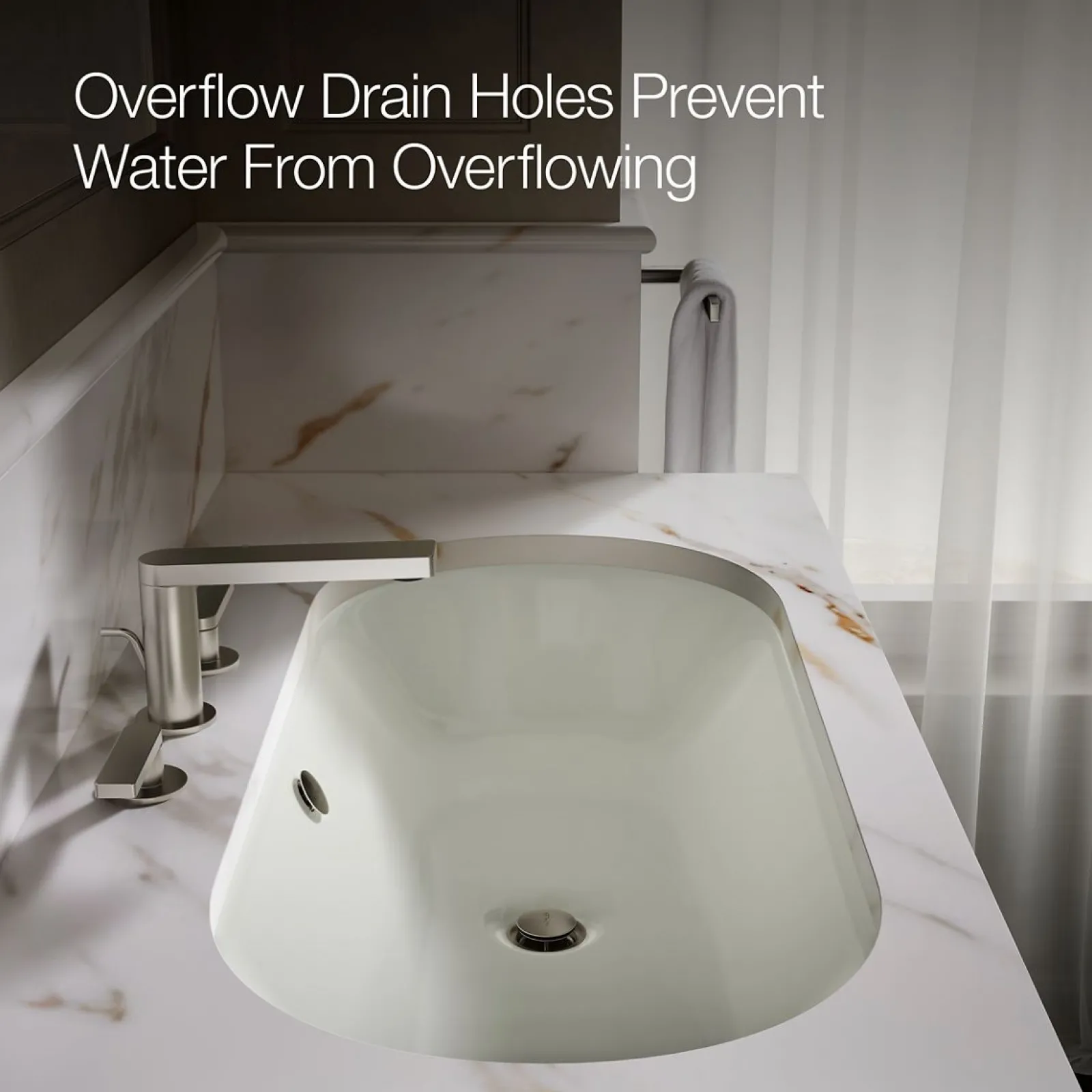 33" oval drop-in/undermount bathroom sink^Kohler New
