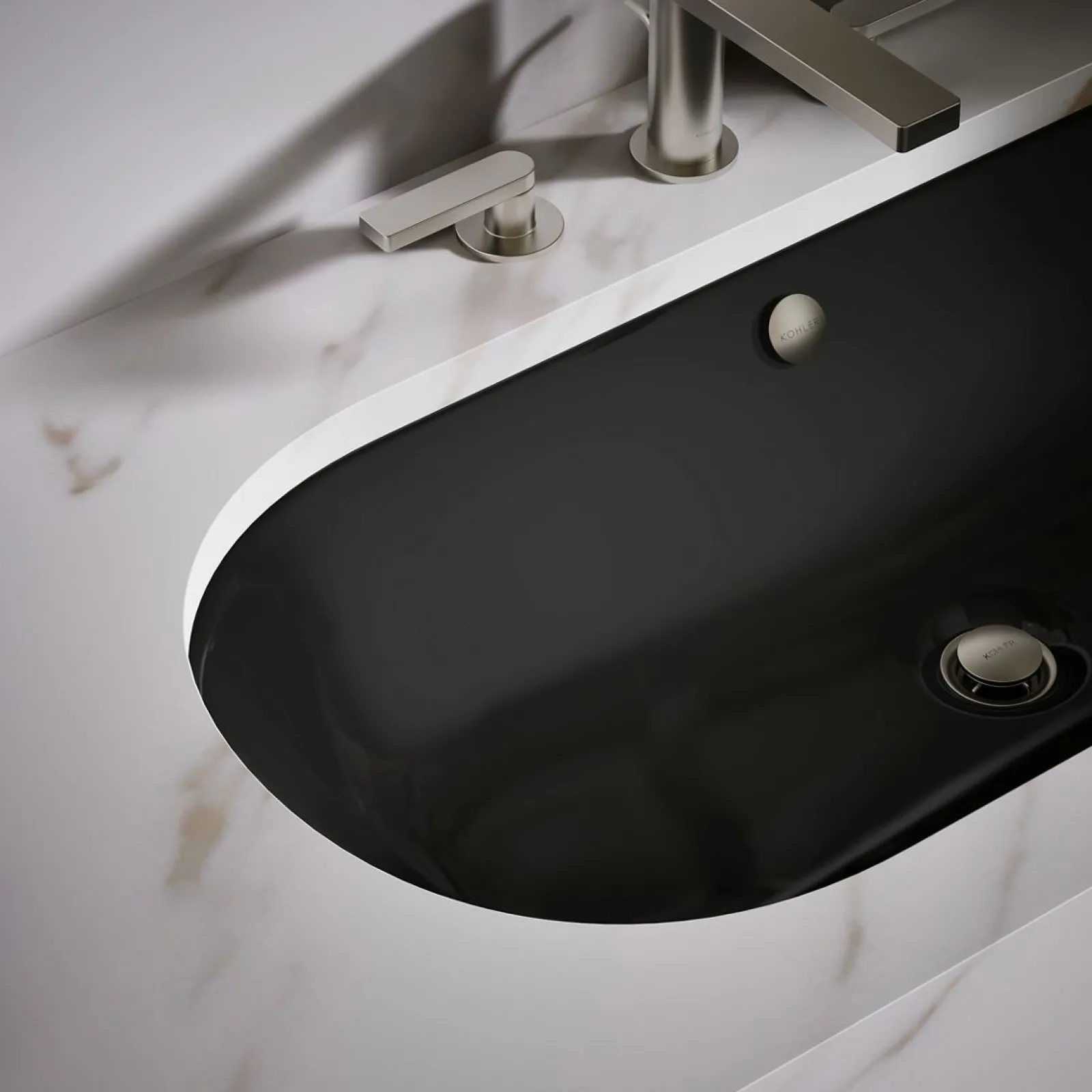 33" oval drop-in/undermount bathroom sink^Kohler New