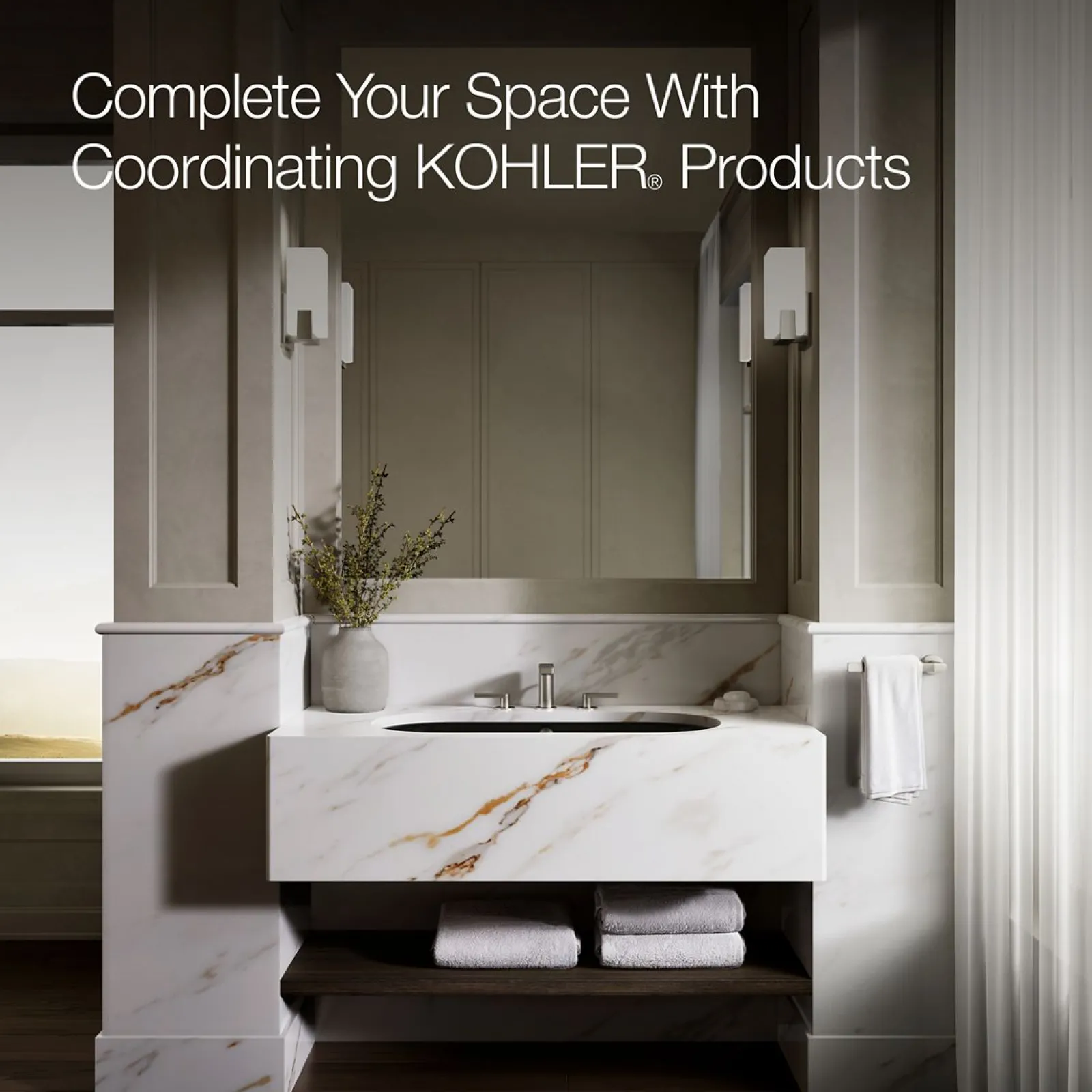 33" oval drop-in/undermount bathroom sink^Kohler New