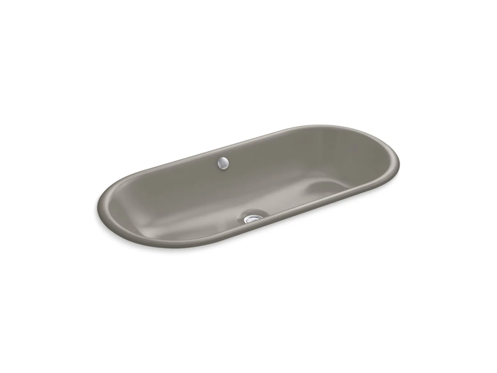 33" oval drop-in/undermount bathroom sink^Kohler New