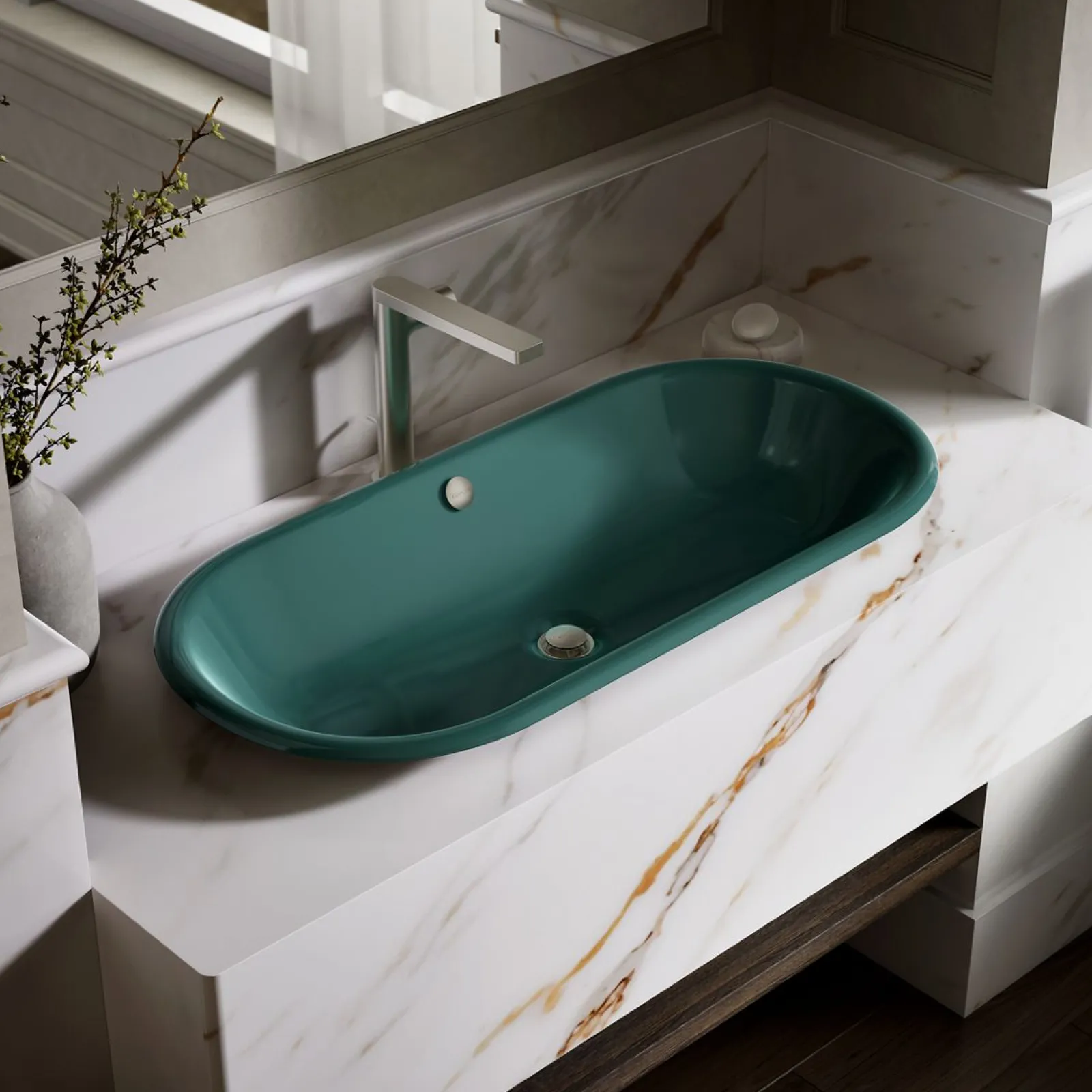 33" oval drop-in / undermount / vessel bathroom sink^Kohler Hot