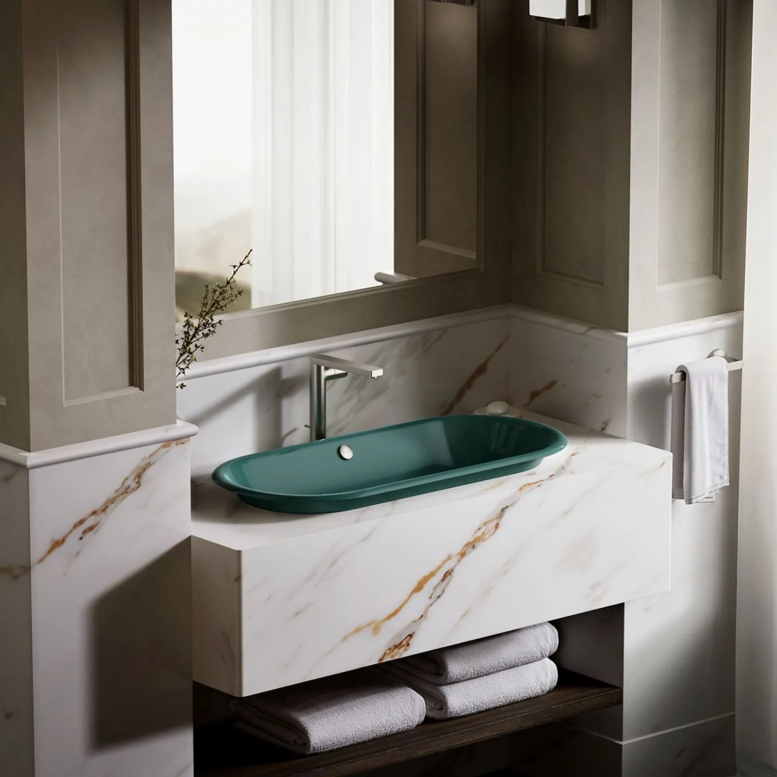 33" oval drop-in / undermount / vessel bathroom sink^Kohler Hot