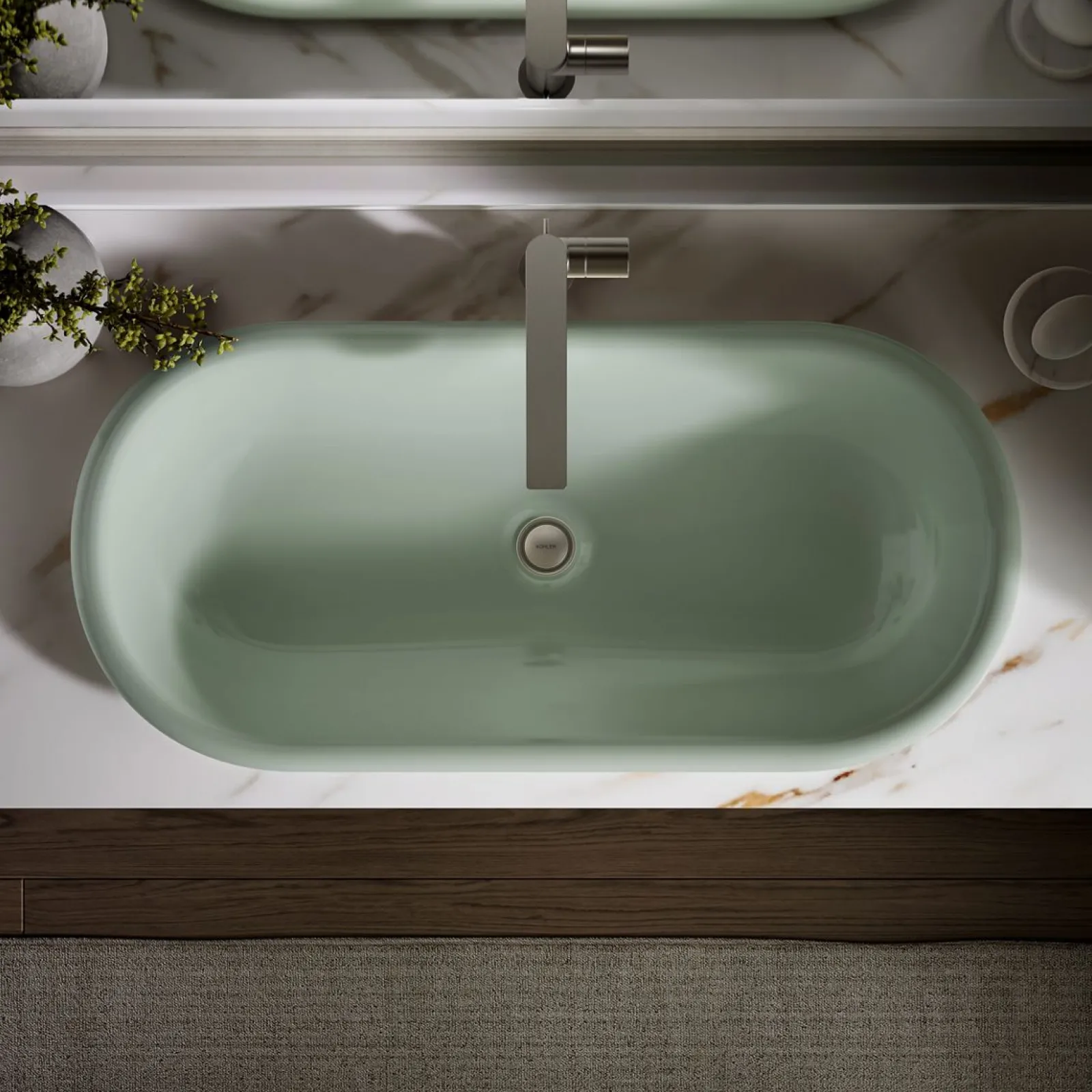 33" oval drop-in / undermount / vessel bathroom sink^Kohler