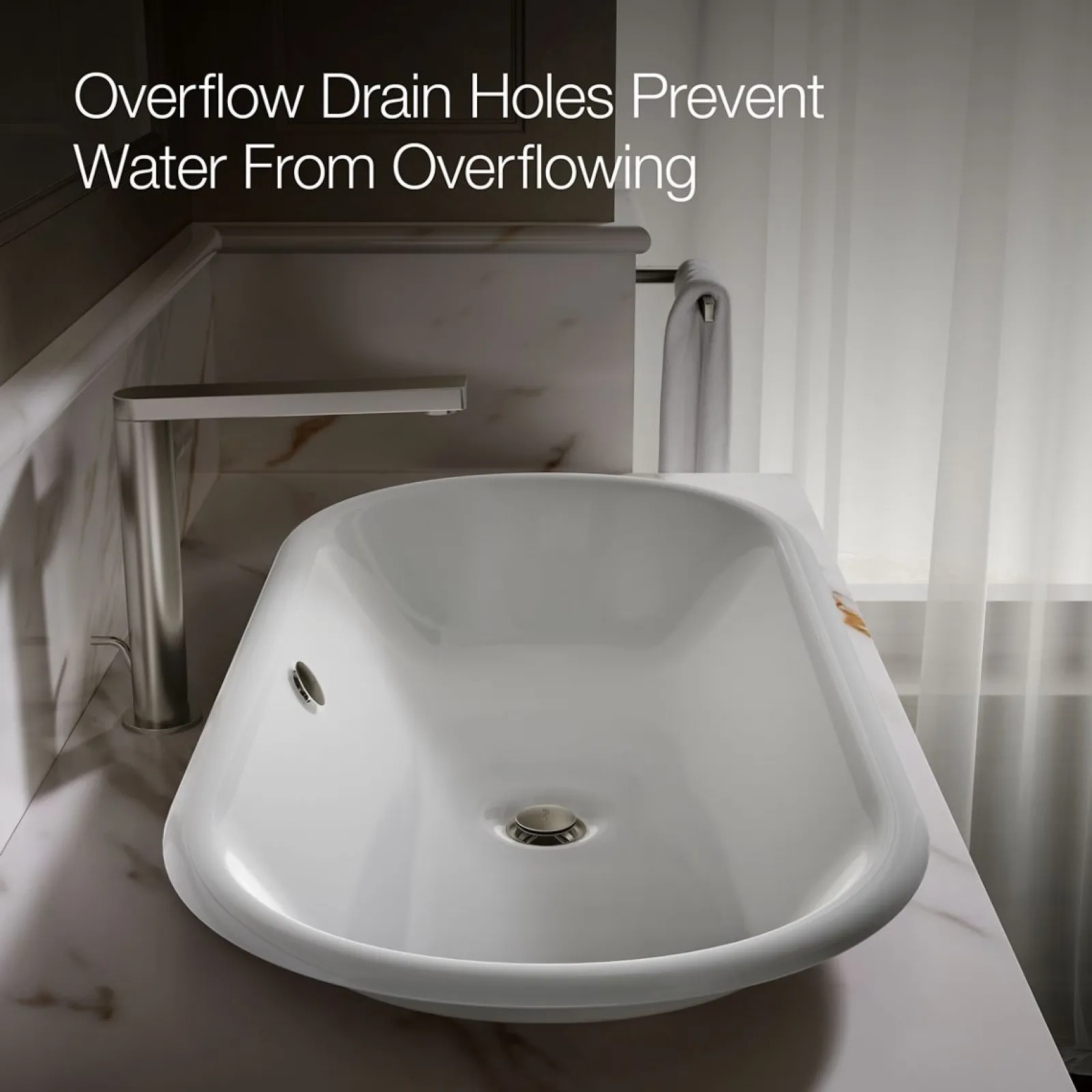 33" oval drop-in/undermount/vessel bathroom sink with painted underside^Kohler Outlet
