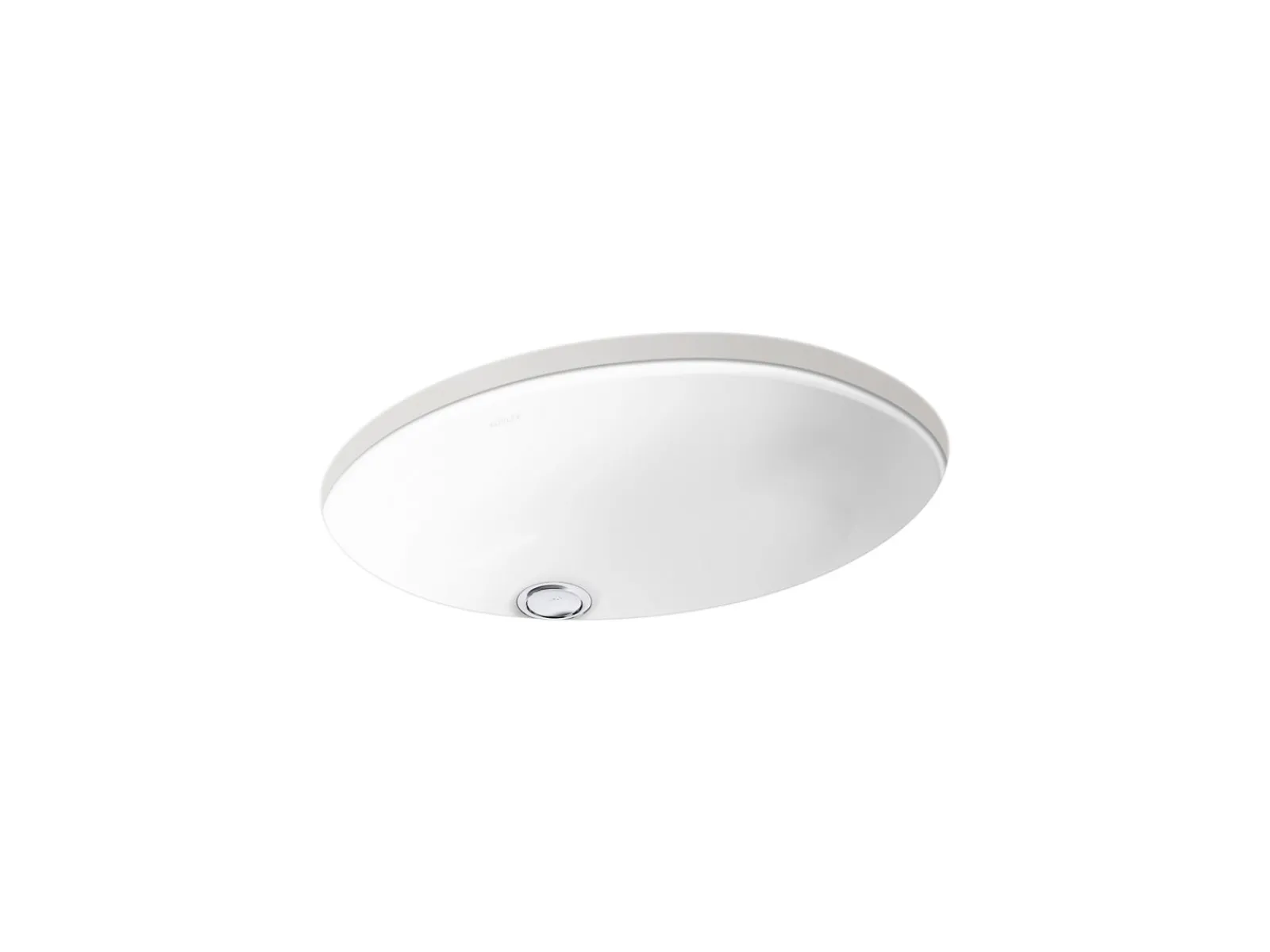 19-1/4" oval undermount bathroom sink^Kohler Best