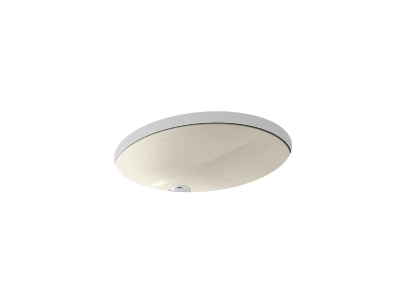 19-1/4" oval undermount bathroom sink^Kohler Best
