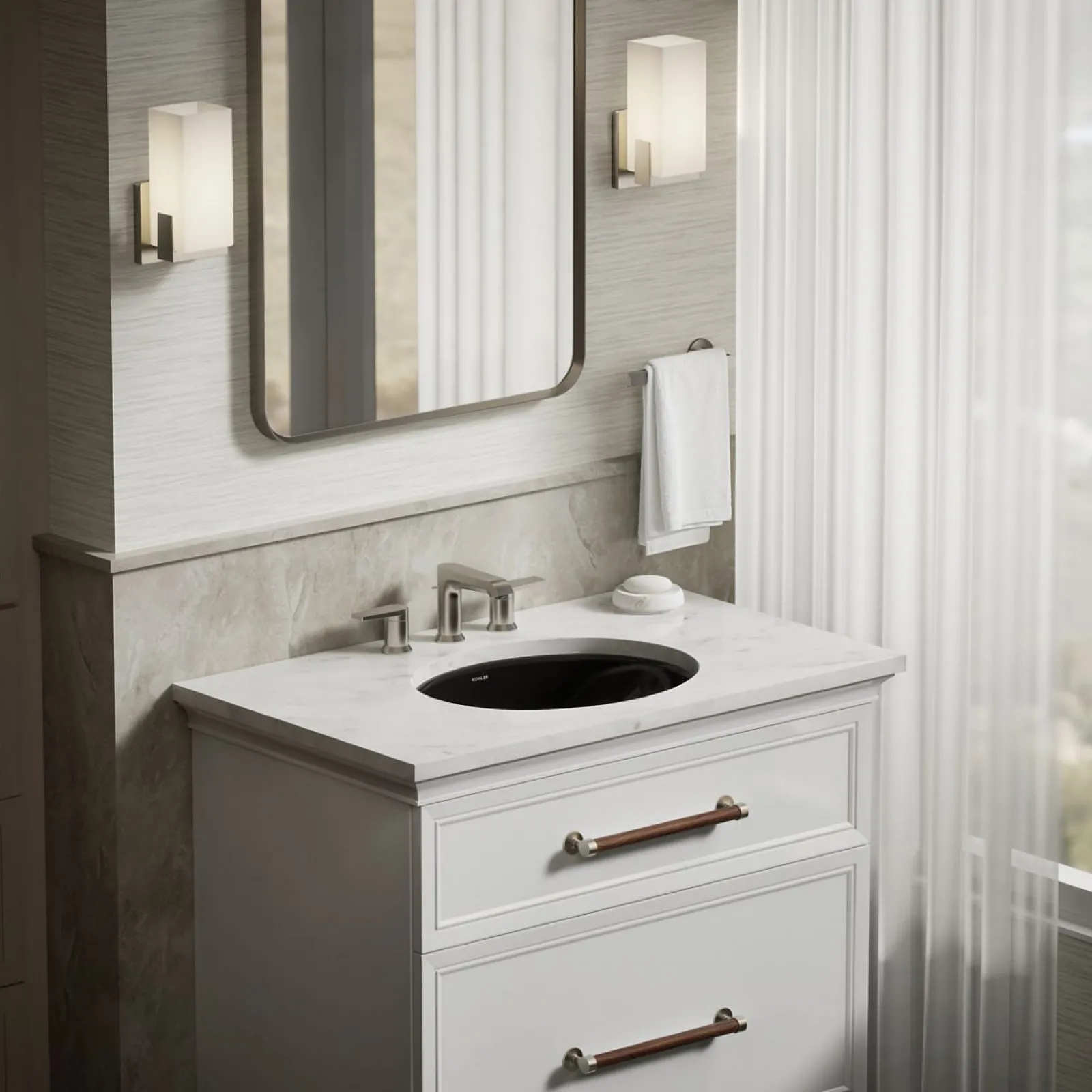 19-1/4" oval undermount bathroom sink^Kohler Best