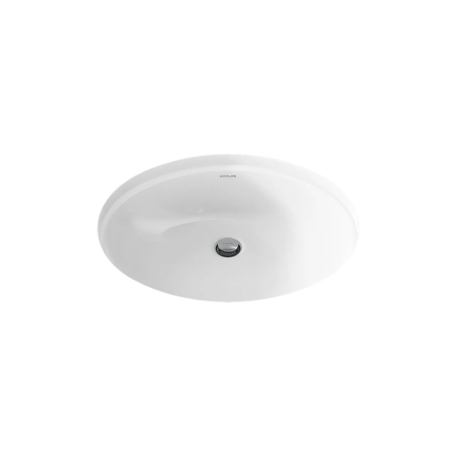 19-1/4" oval undermount bathroom sink^Kohler Best