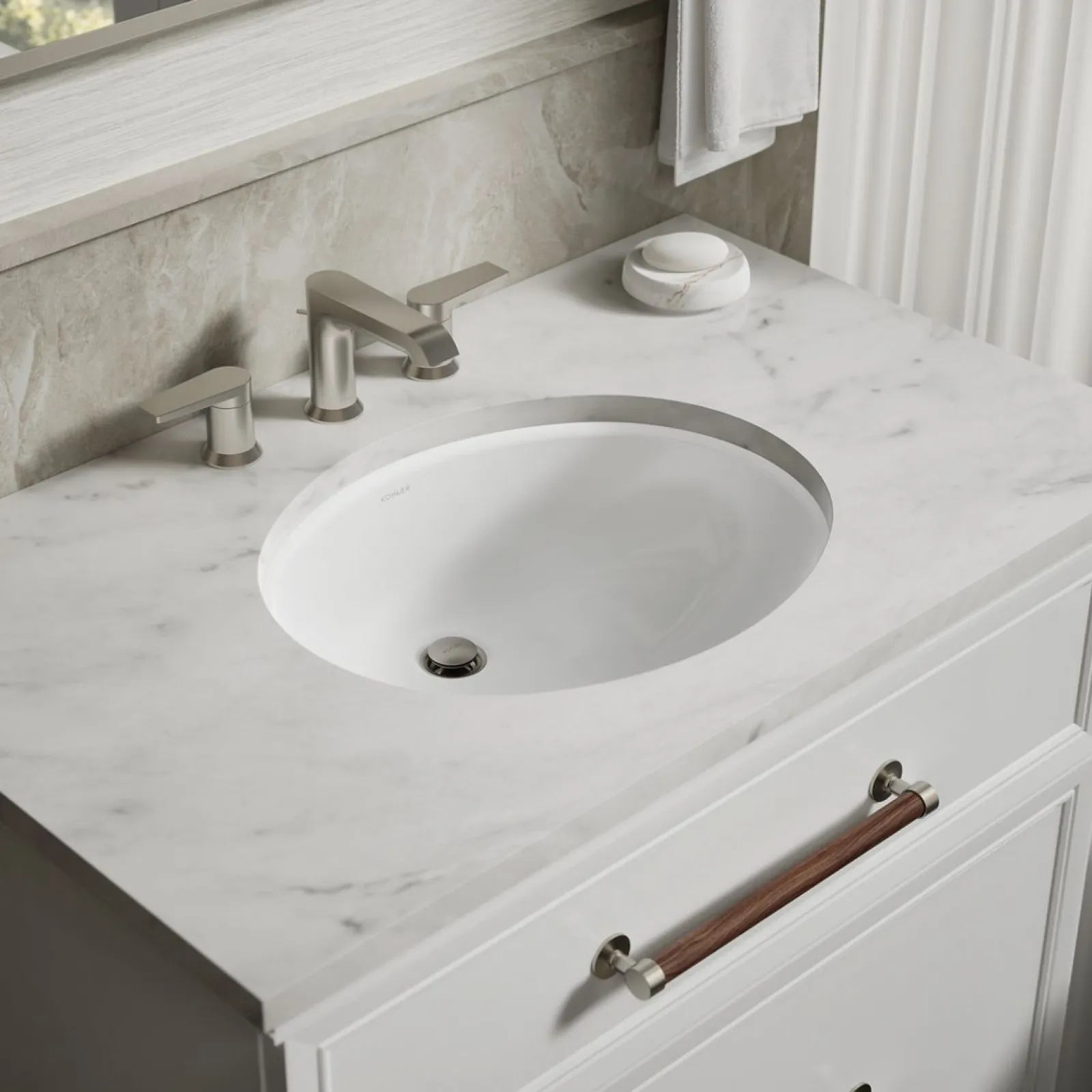 19-1/4" oval undermount bathroom sink^Kohler Sale