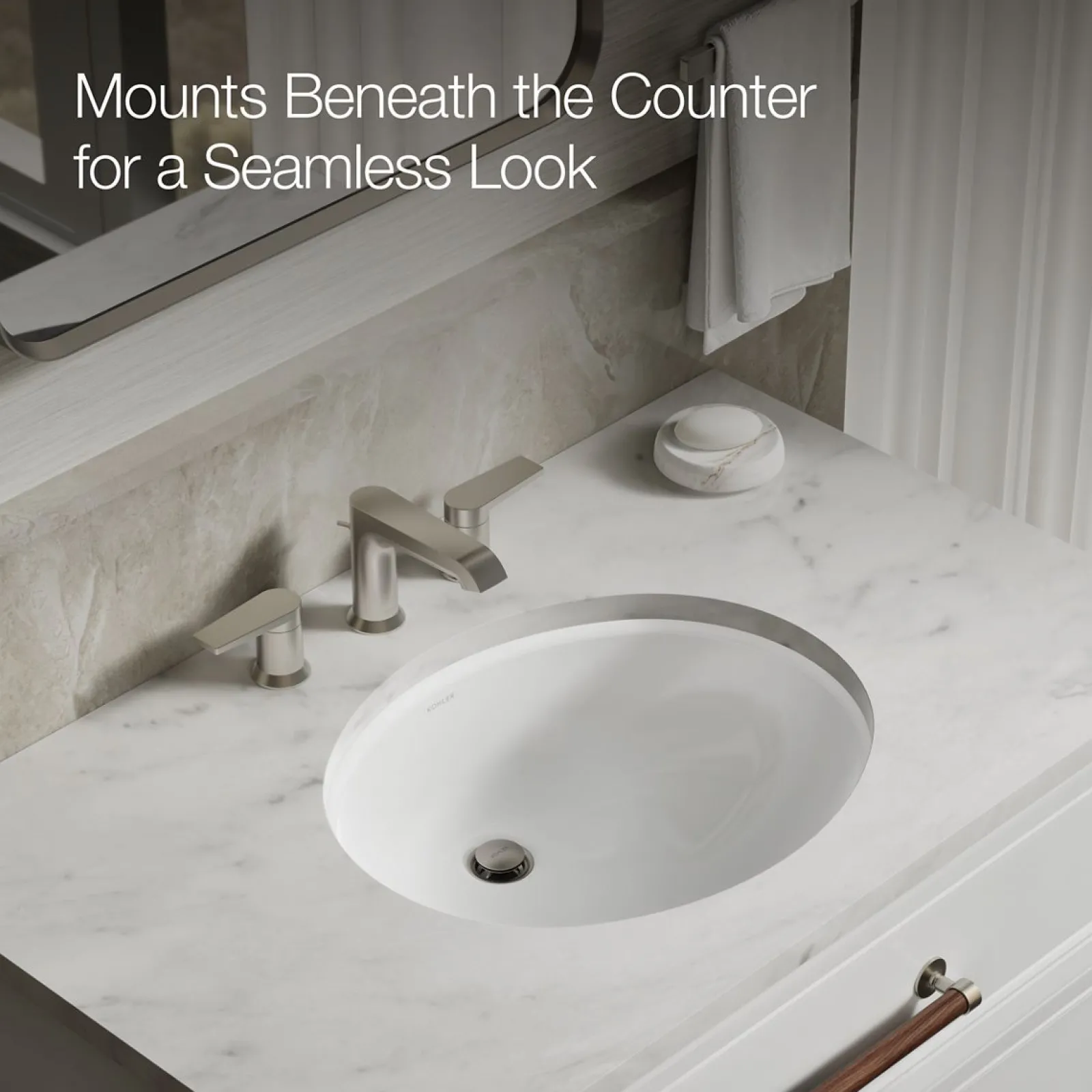 19-1/4" oval undermount bathroom sink^Kohler Sale