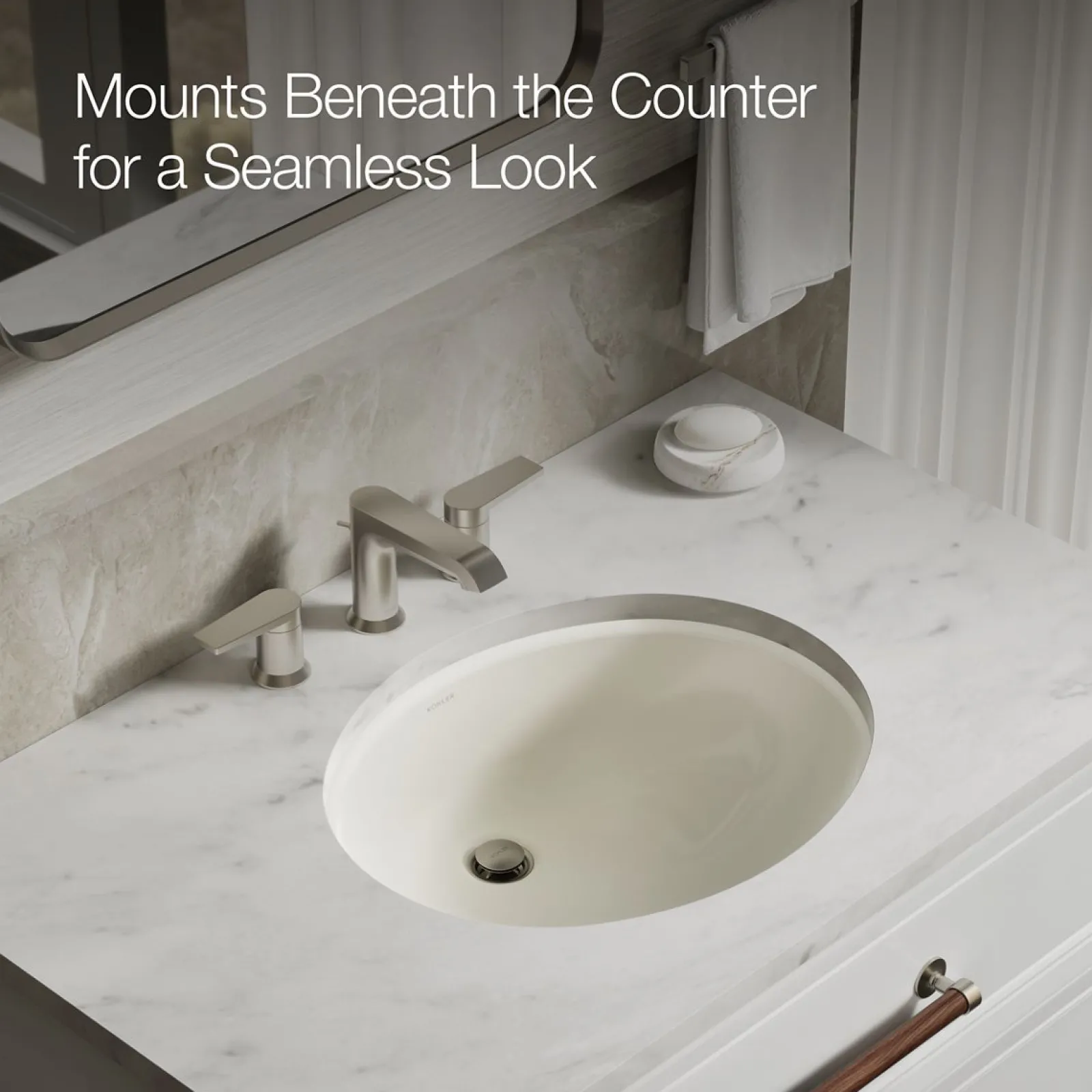19-1/4" oval undermount bathroom sink^Kohler Sale