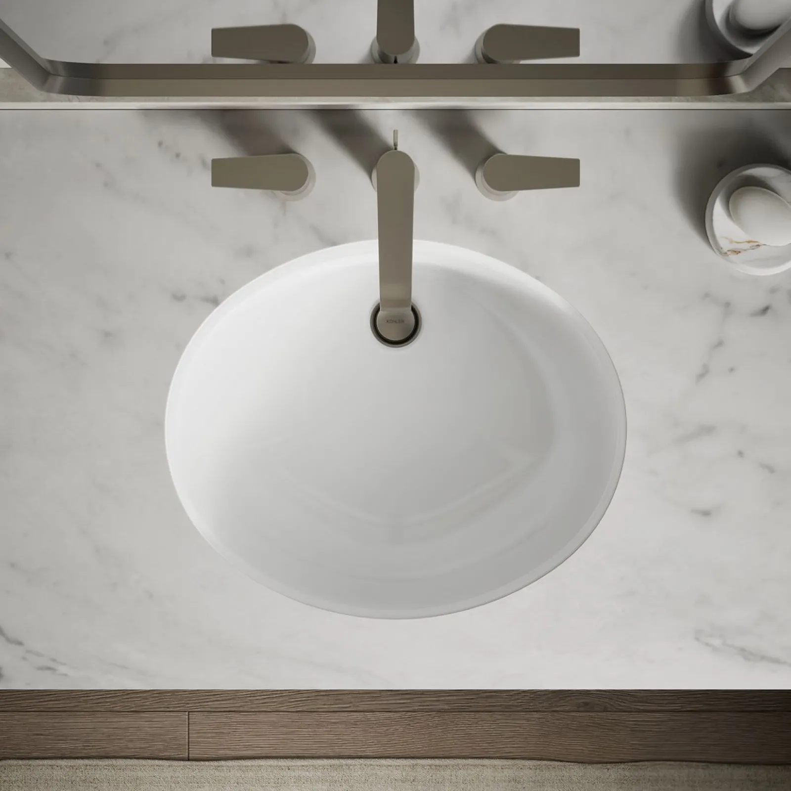 19-1/4" oval undermount bathroom sink^Kohler Sale