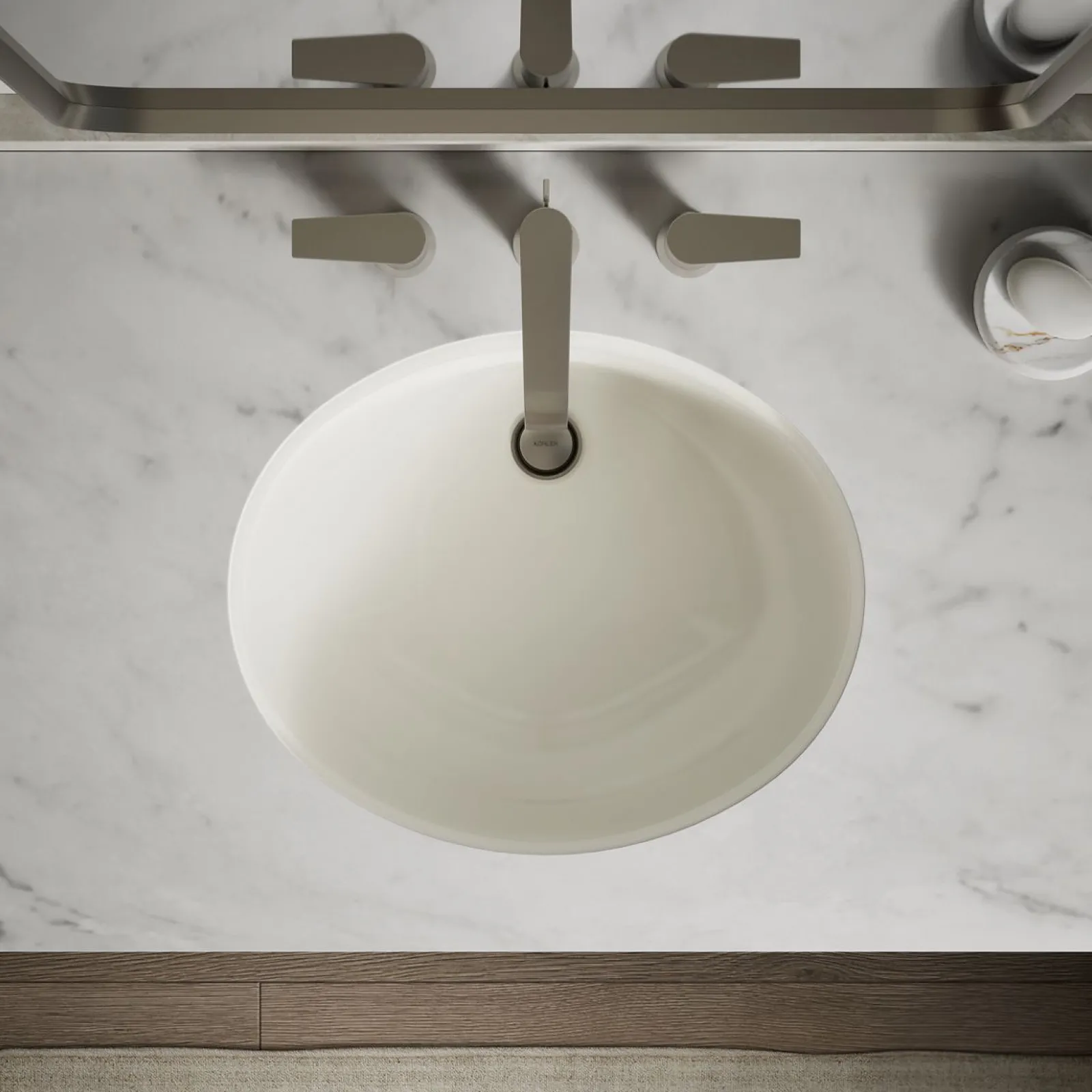 19-1/4" oval undermount bathroom sink^Kohler Sale