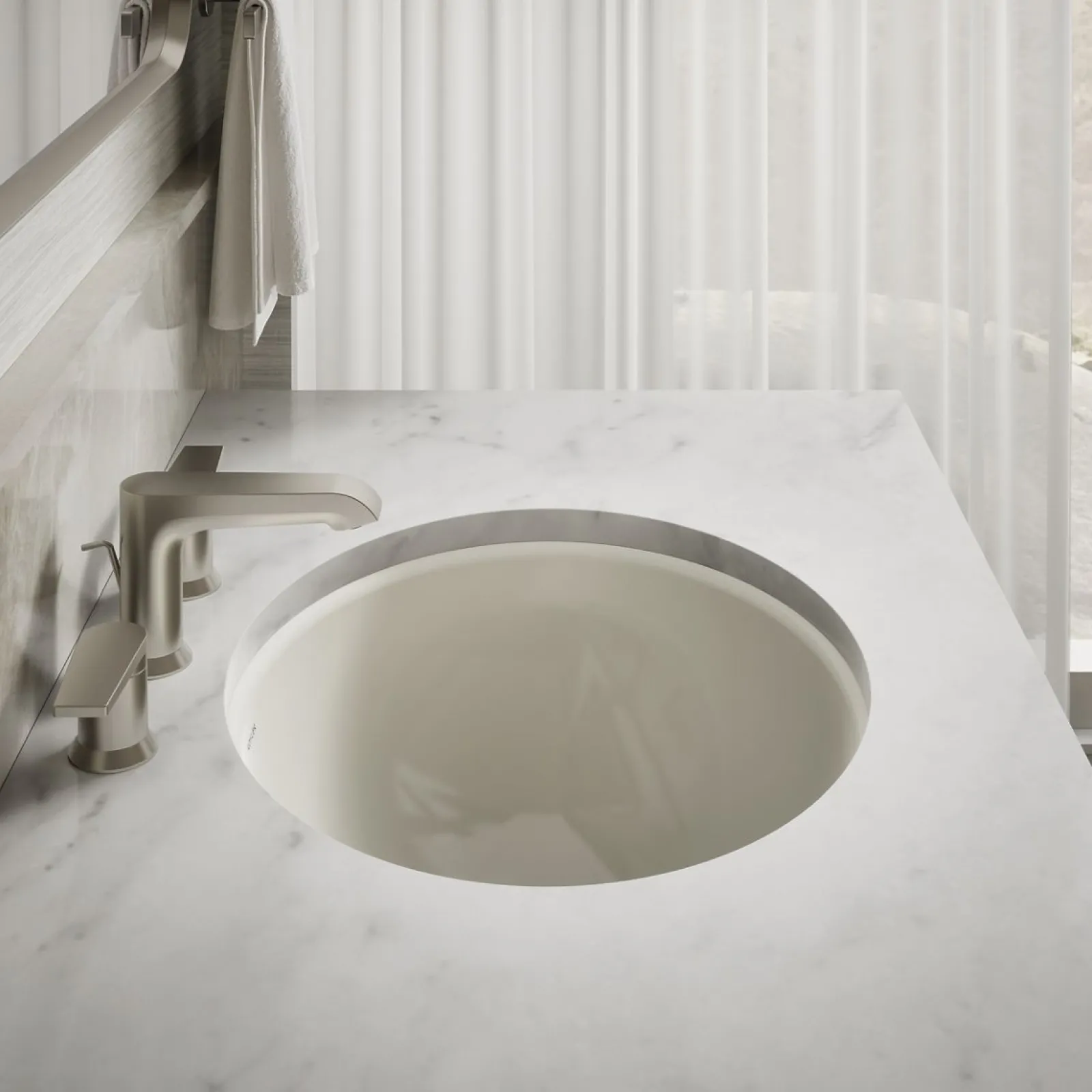 19-1/4" oval undermount bathroom sink, no overflow^Kohler Discount