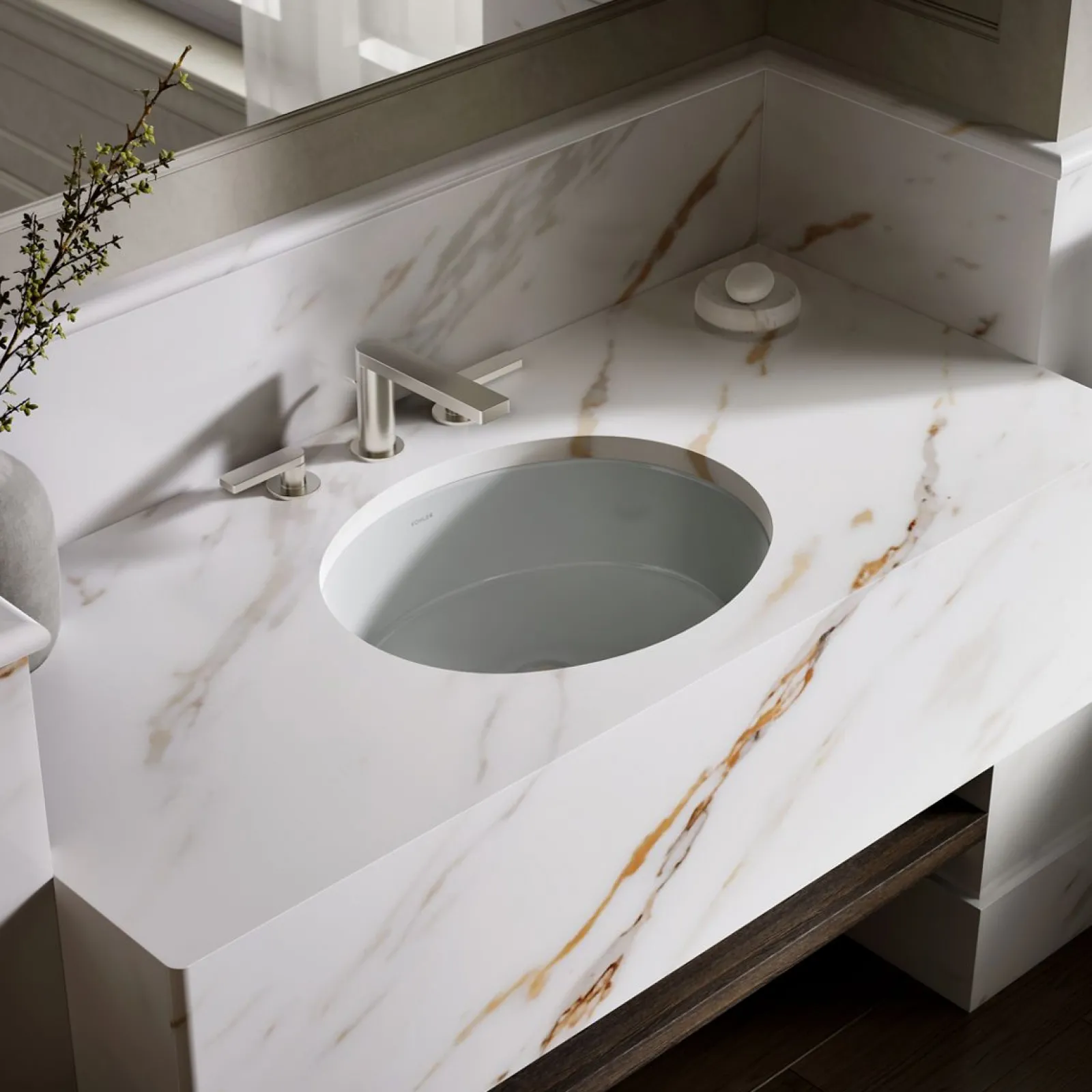 19-1/4" oval undermount bathroom sink^Kohler Online