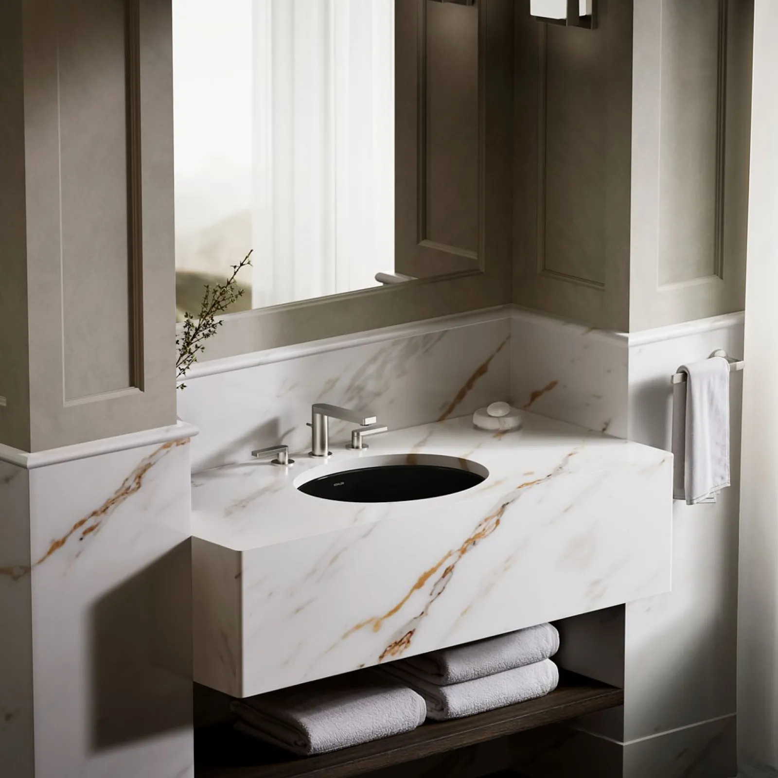 19-1/4" oval undermount bathroom sink^Kohler Online