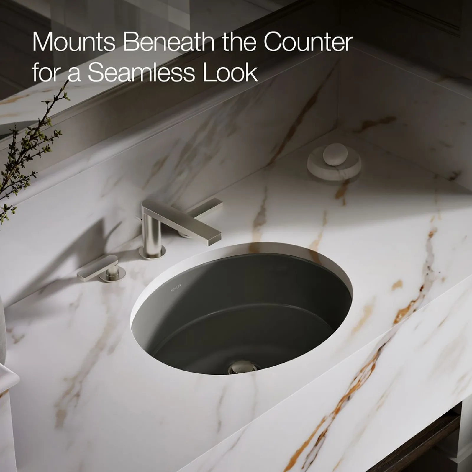 19-1/4" oval undermount bathroom sink^Kohler Online