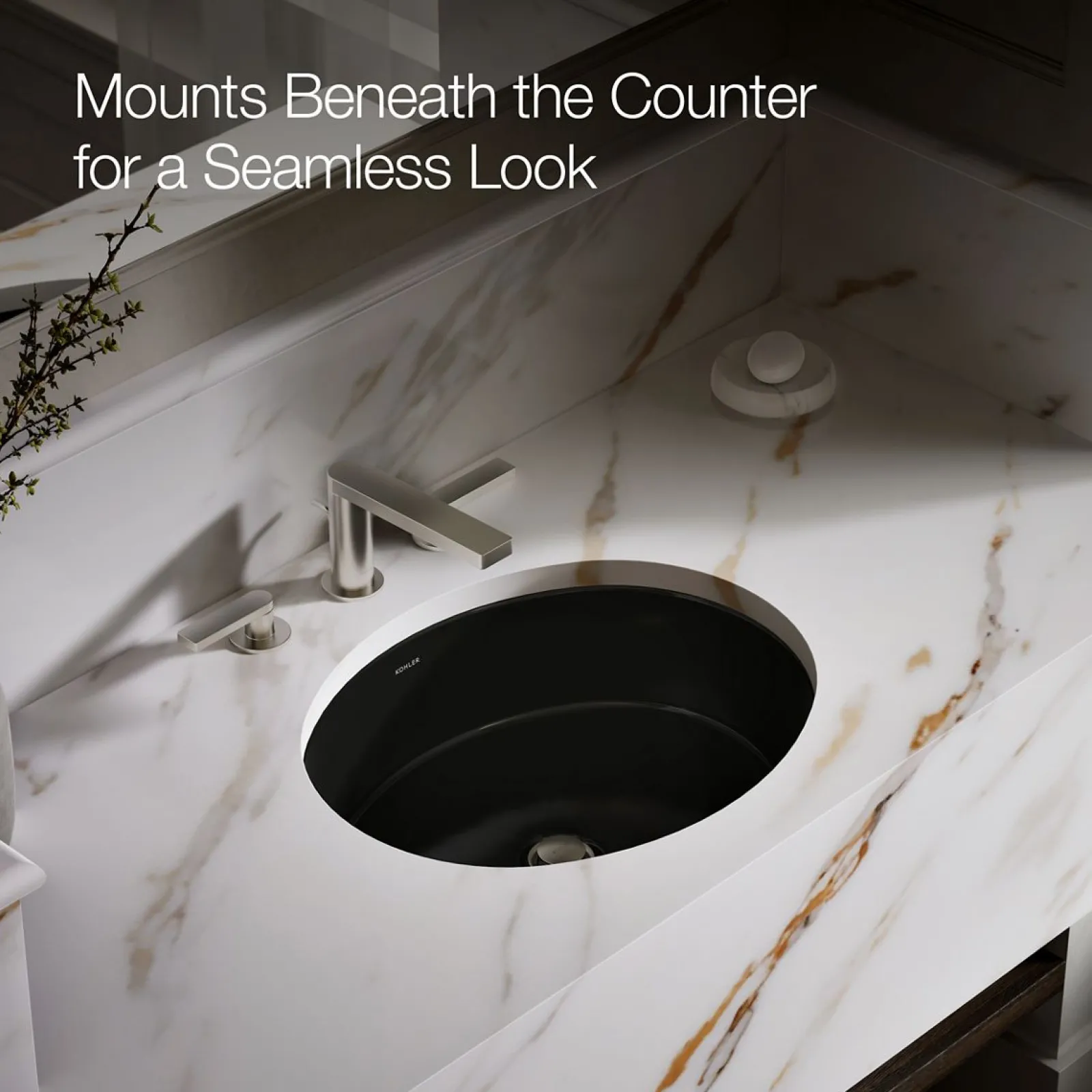 19-1/4" oval undermount bathroom sink^Kohler Online