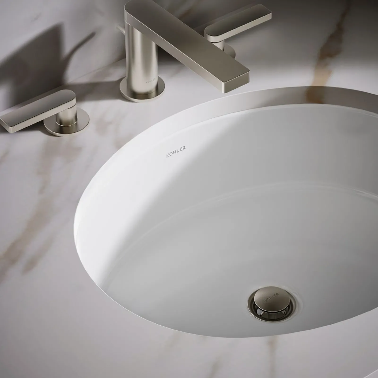 19-1/4" oval undermount bathroom sink^Kohler Online
