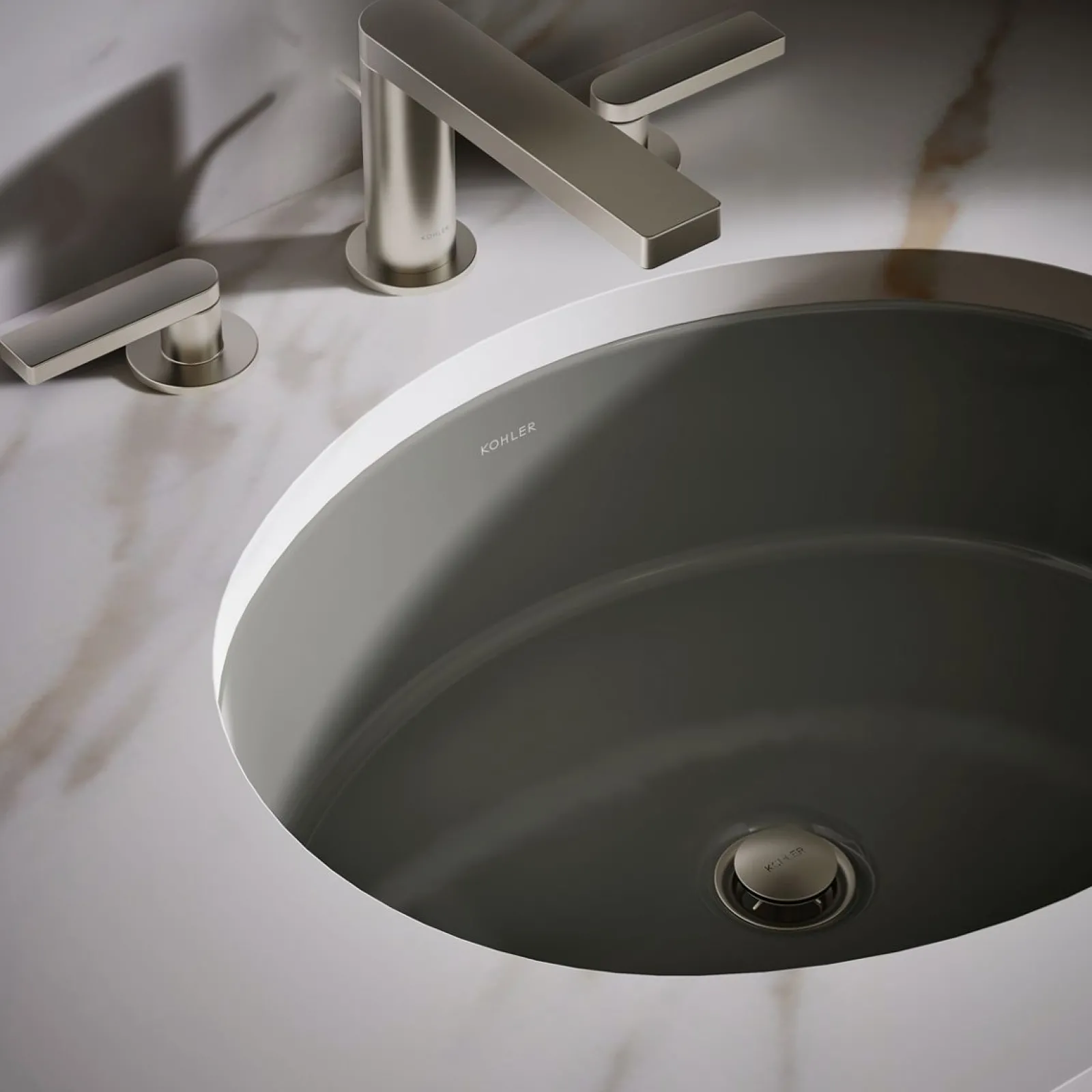 19-1/4" oval undermount bathroom sink^Kohler Online
