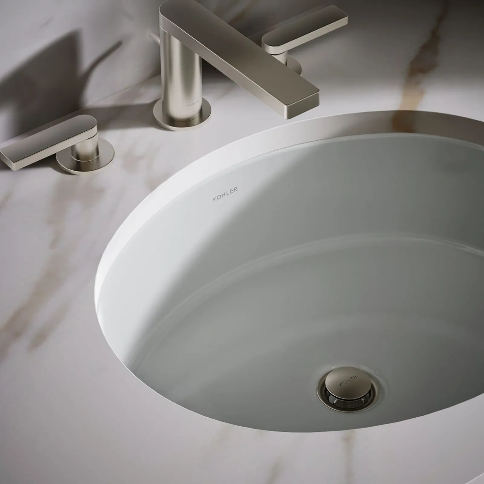 19-1/4" oval undermount bathroom sink^Kohler Online