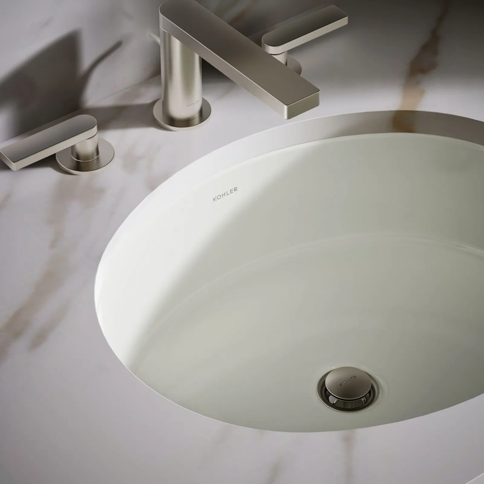 19-1/4" oval undermount bathroom sink^Kohler Online