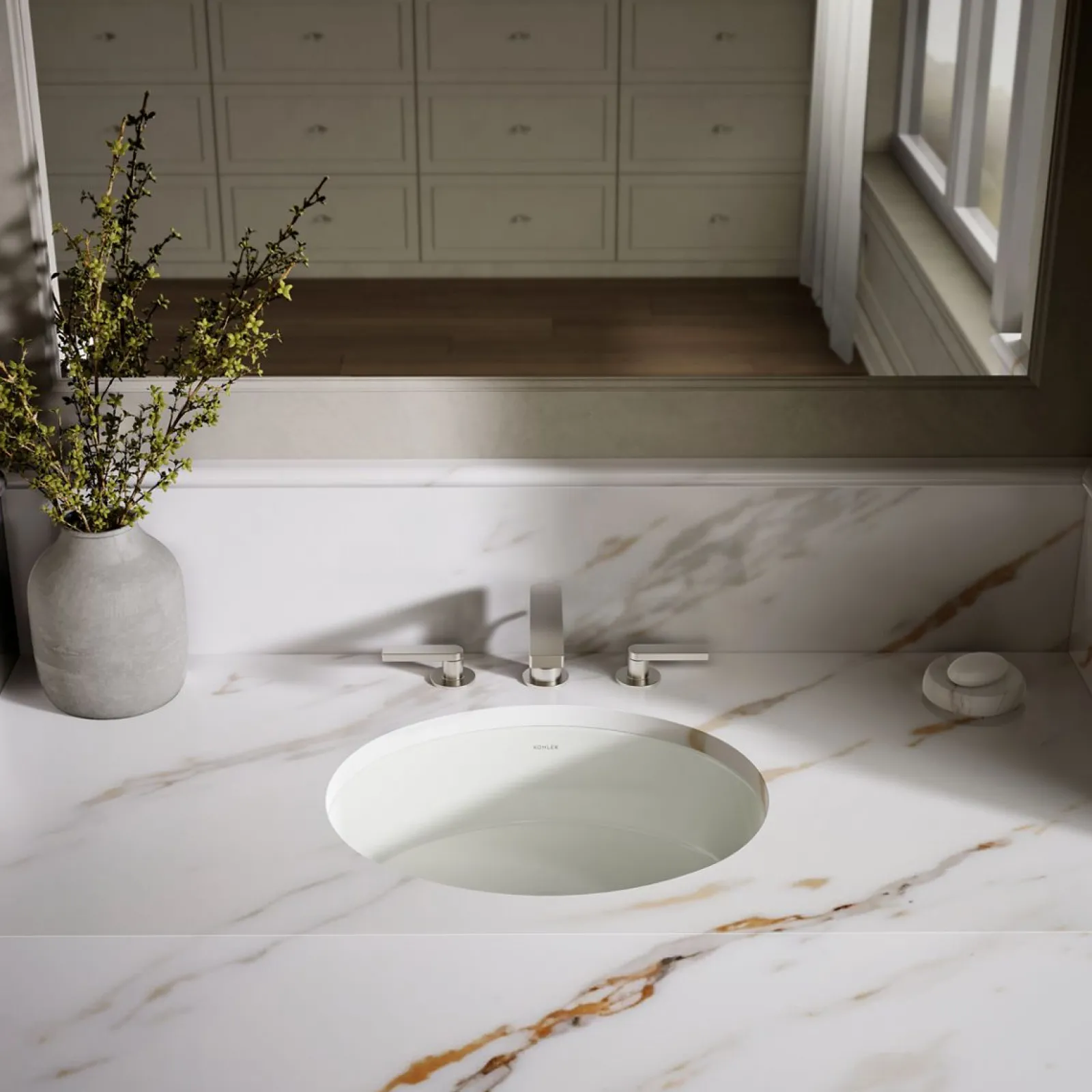 19-1/4" oval undermount bathroom sink^Kohler Online