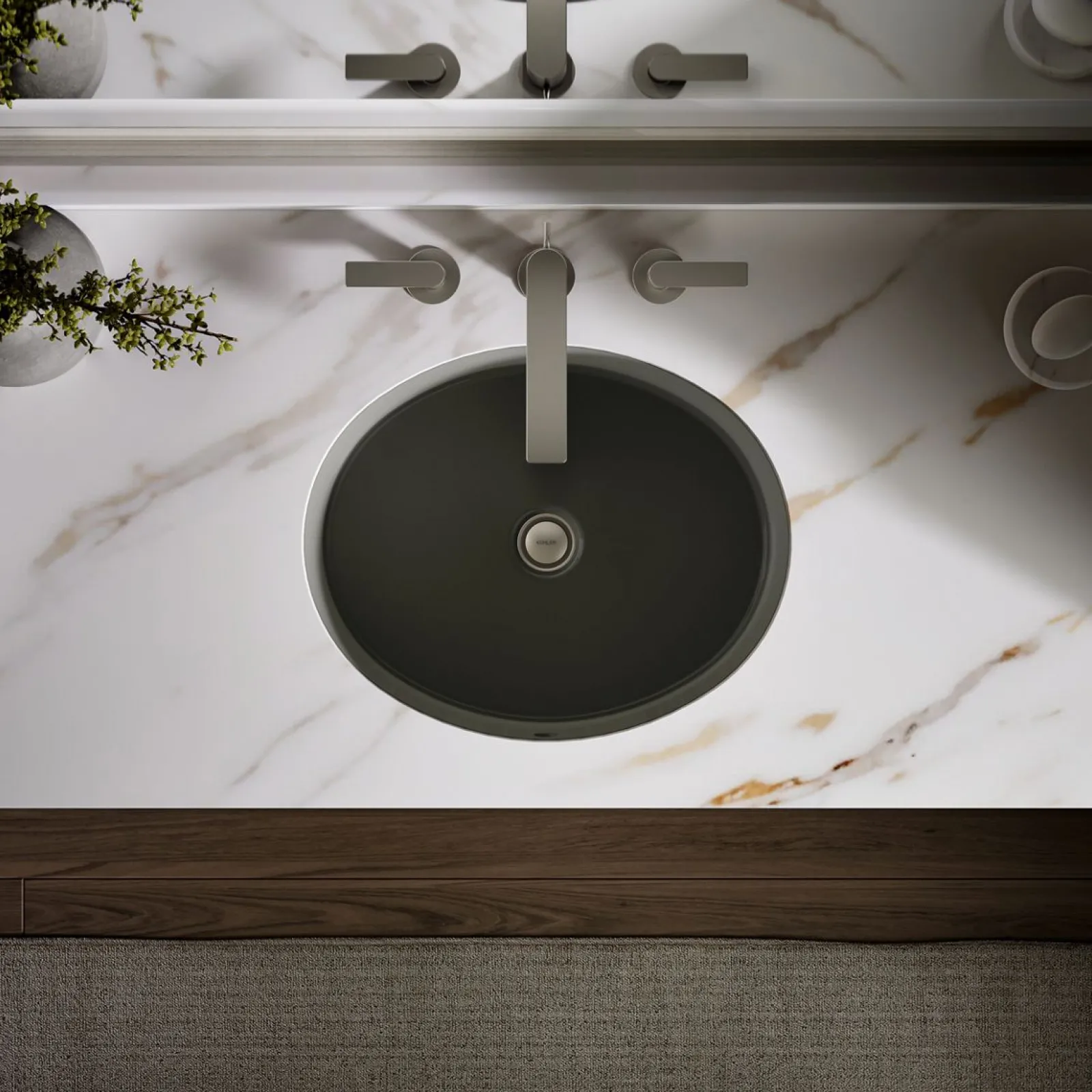19-1/4" oval undermount bathroom sink^Kohler Online