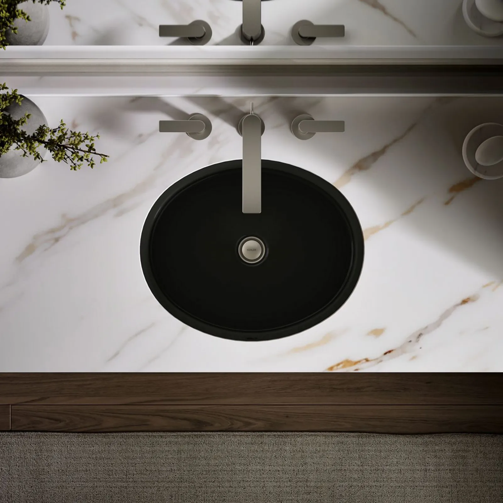 19-1/4" oval undermount bathroom sink^Kohler Online