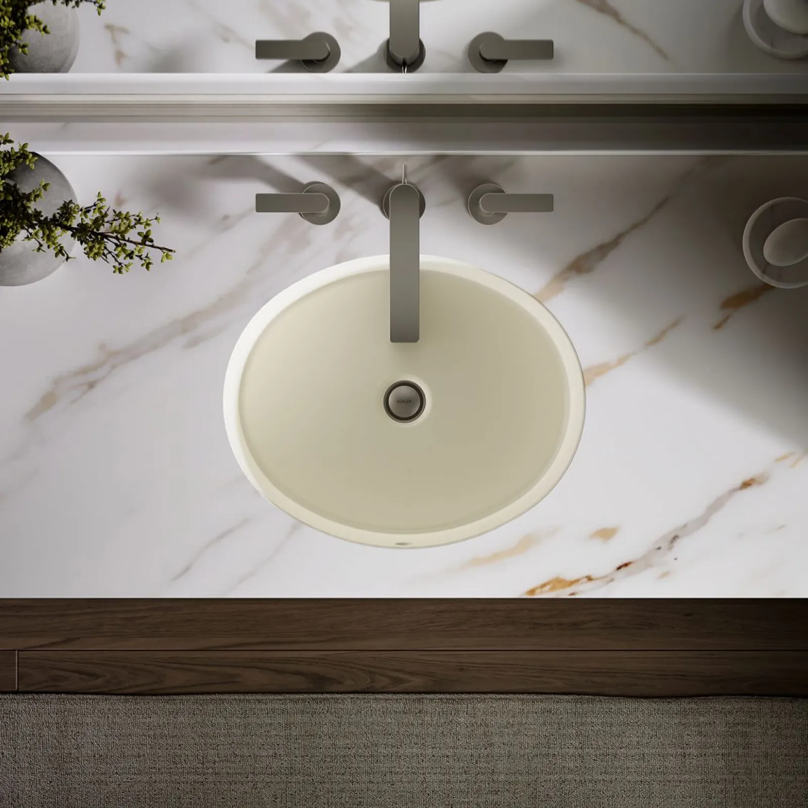 19-1/4" oval undermount bathroom sink^Kohler Online