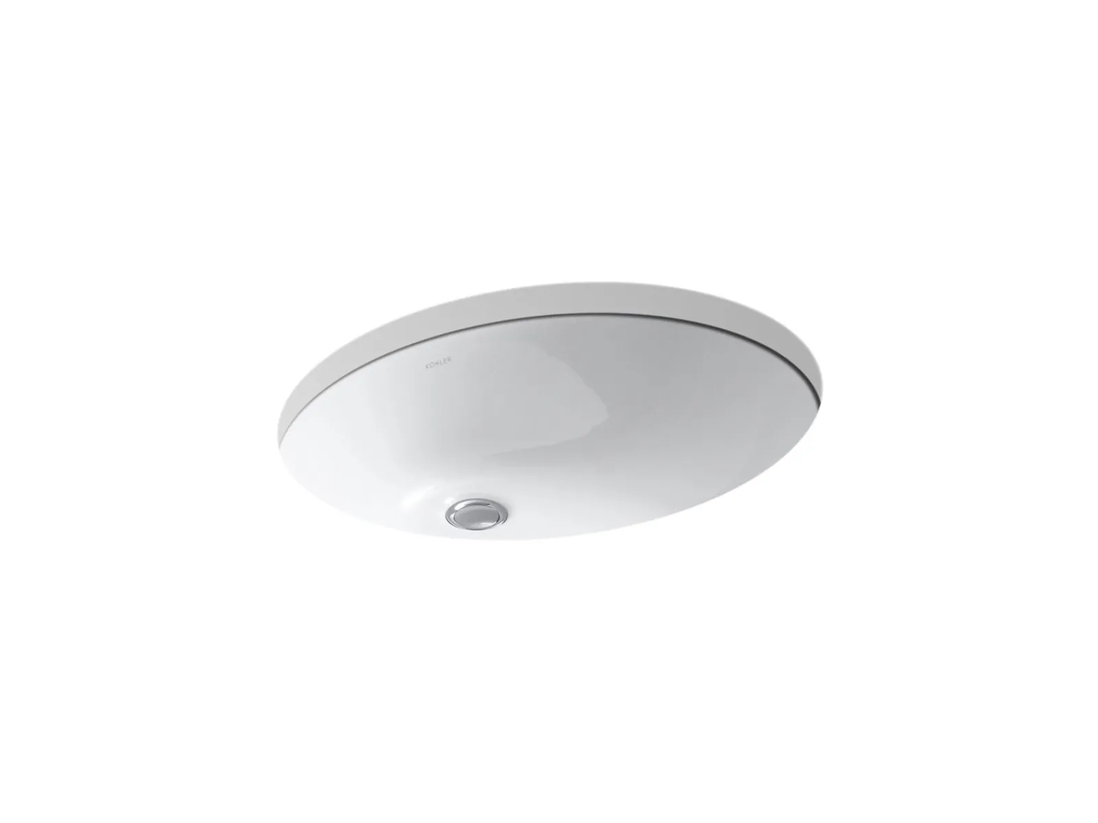 21-1/4" oval undermount bathroom sink^Kohler Hot