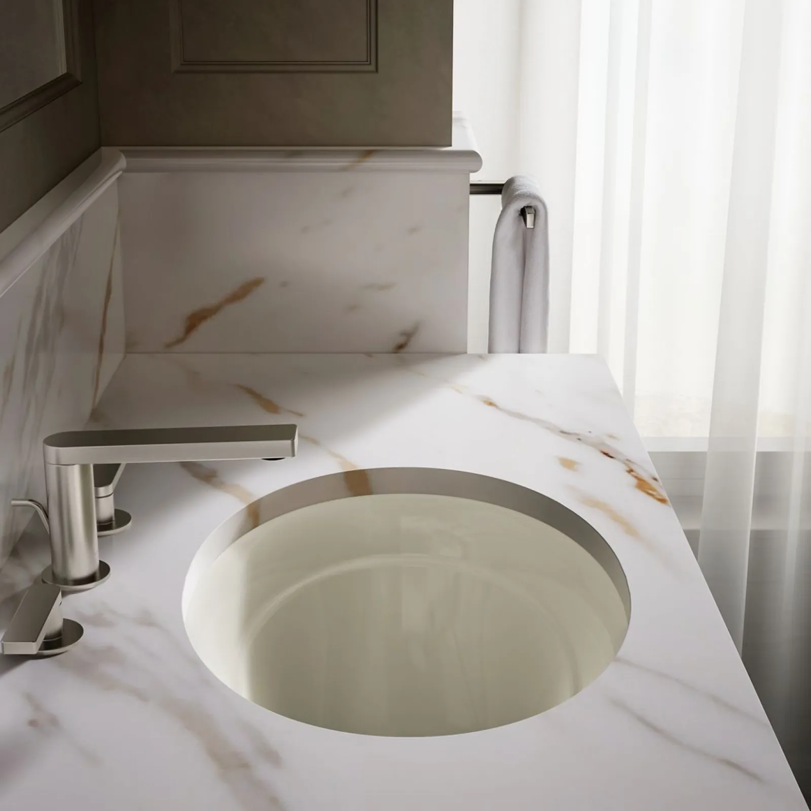 20-3/4" oval undermount bathroom sink, no overflow^Kohler Discount