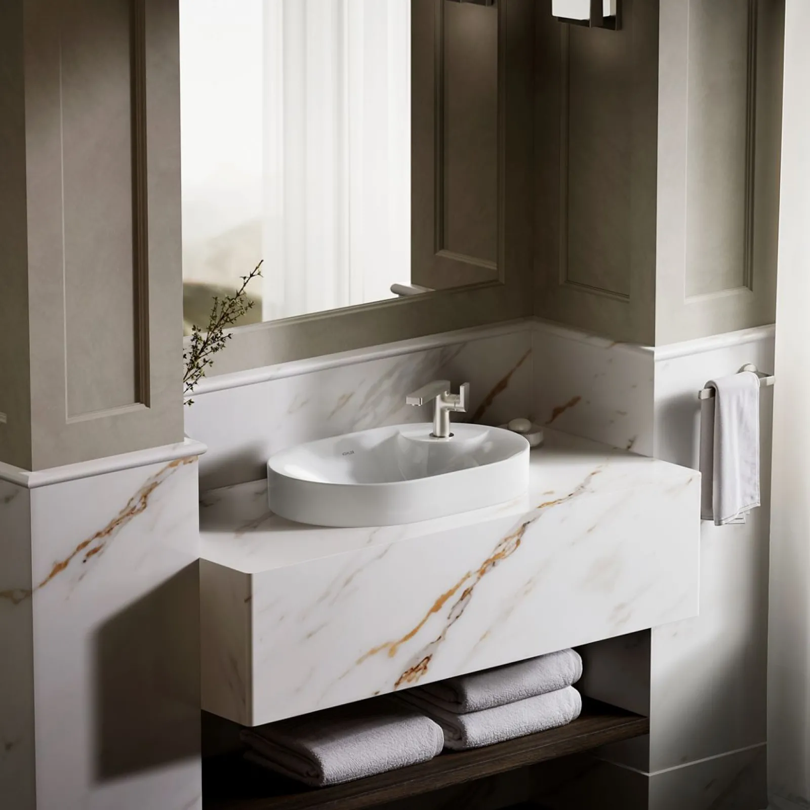 22-3/4" oval vessel bathroom sink^Kohler Online