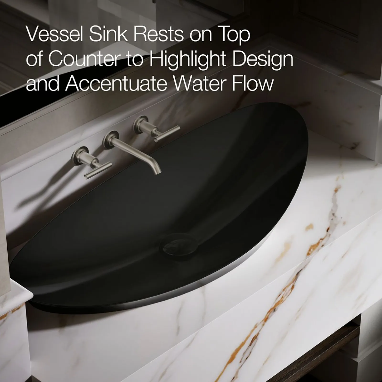 38-1/2" oval vessel bathroom sink^Kohler Outlet