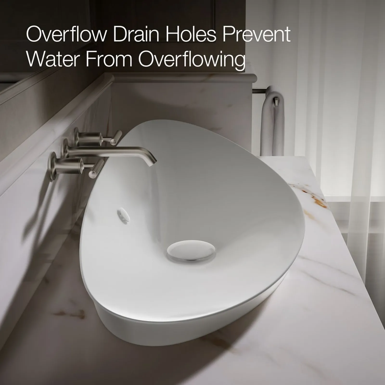 38-1/2" oval vessel bathroom sink^Kohler Outlet