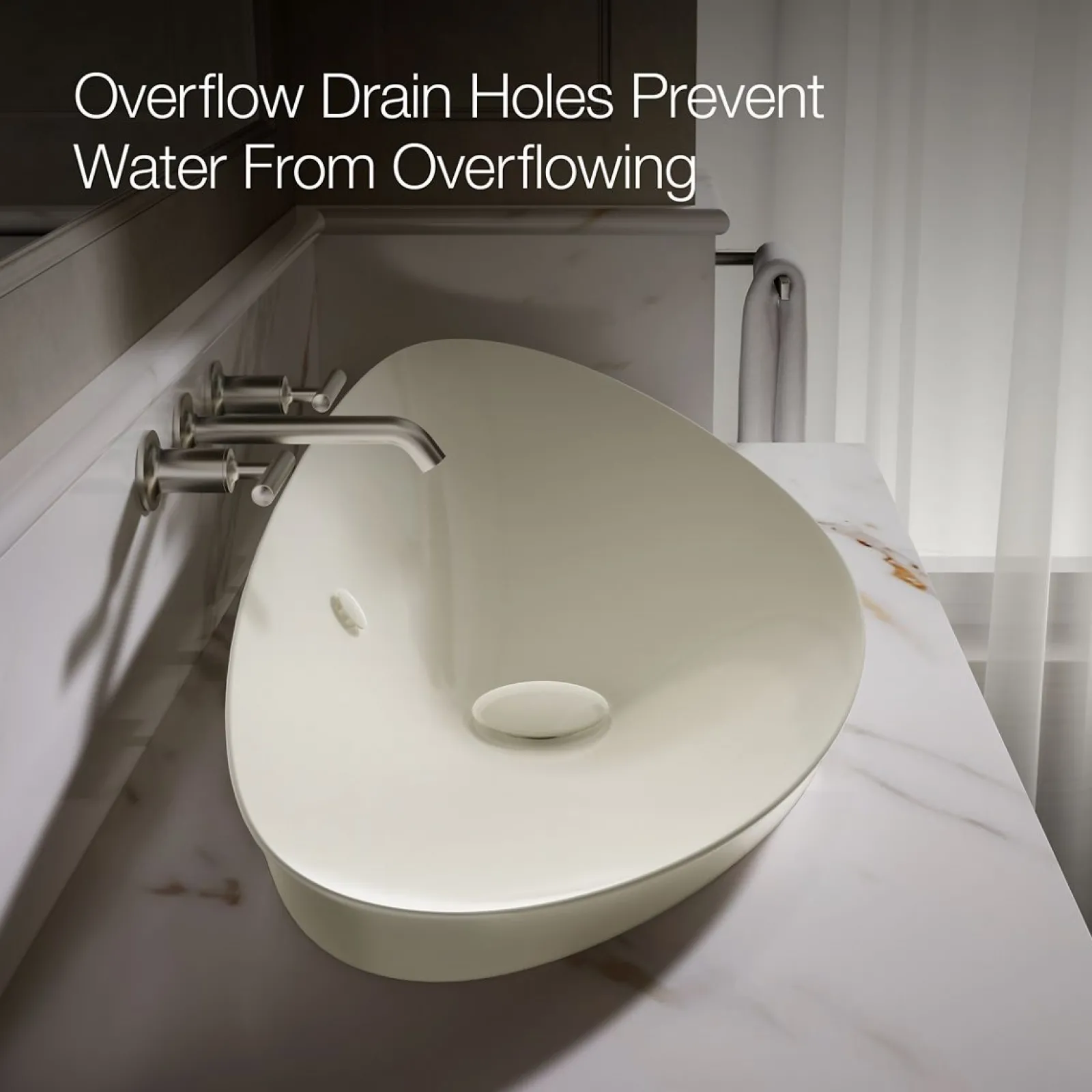 38-1/2" oval vessel bathroom sink^Kohler Outlet