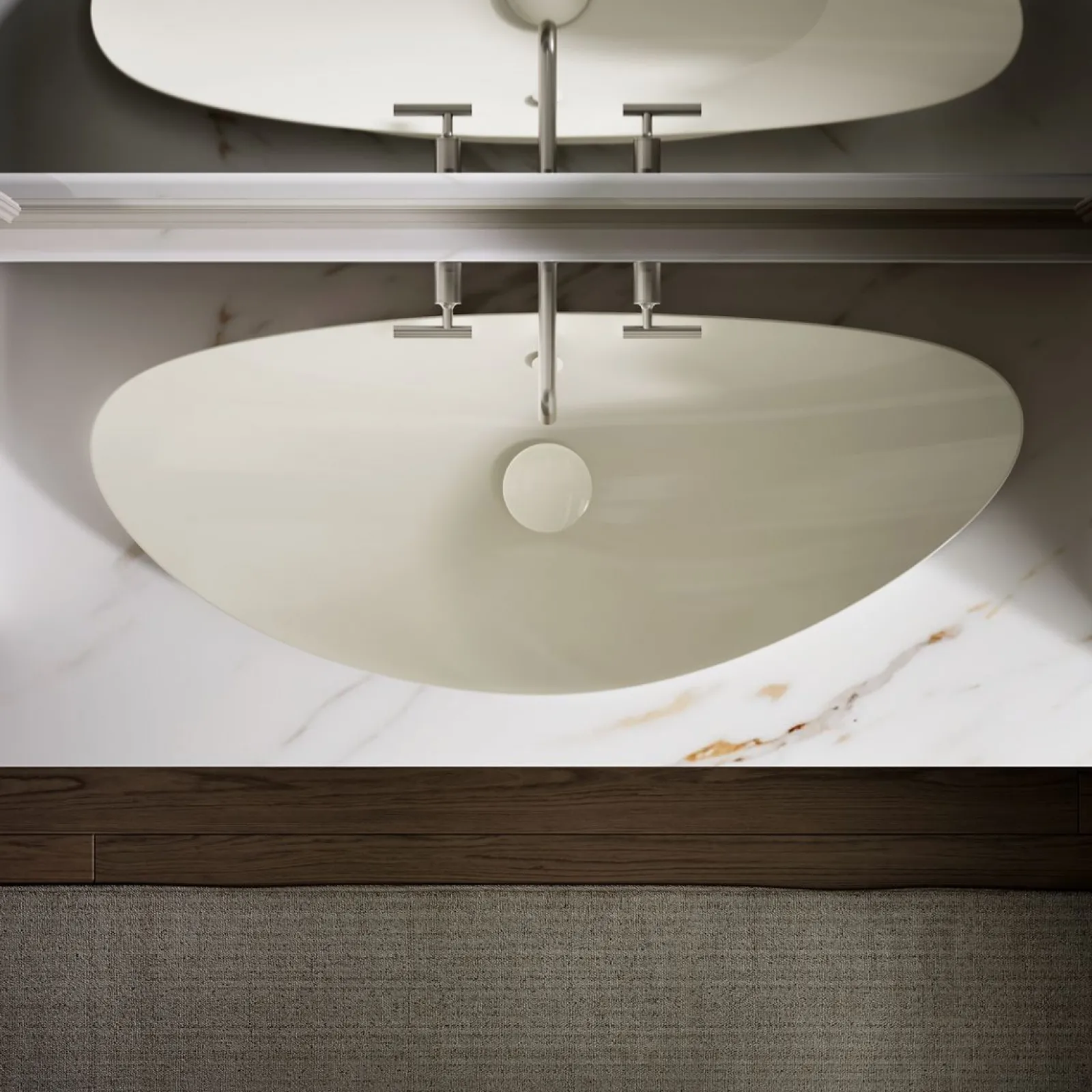 38-1/2" oval vessel bathroom sink^Kohler Outlet