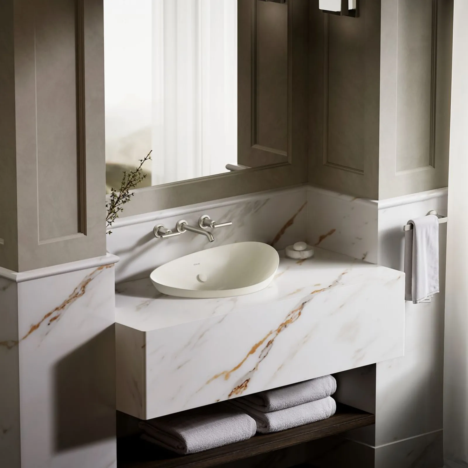 21" oval vessel bathroom sink^Kohler Best