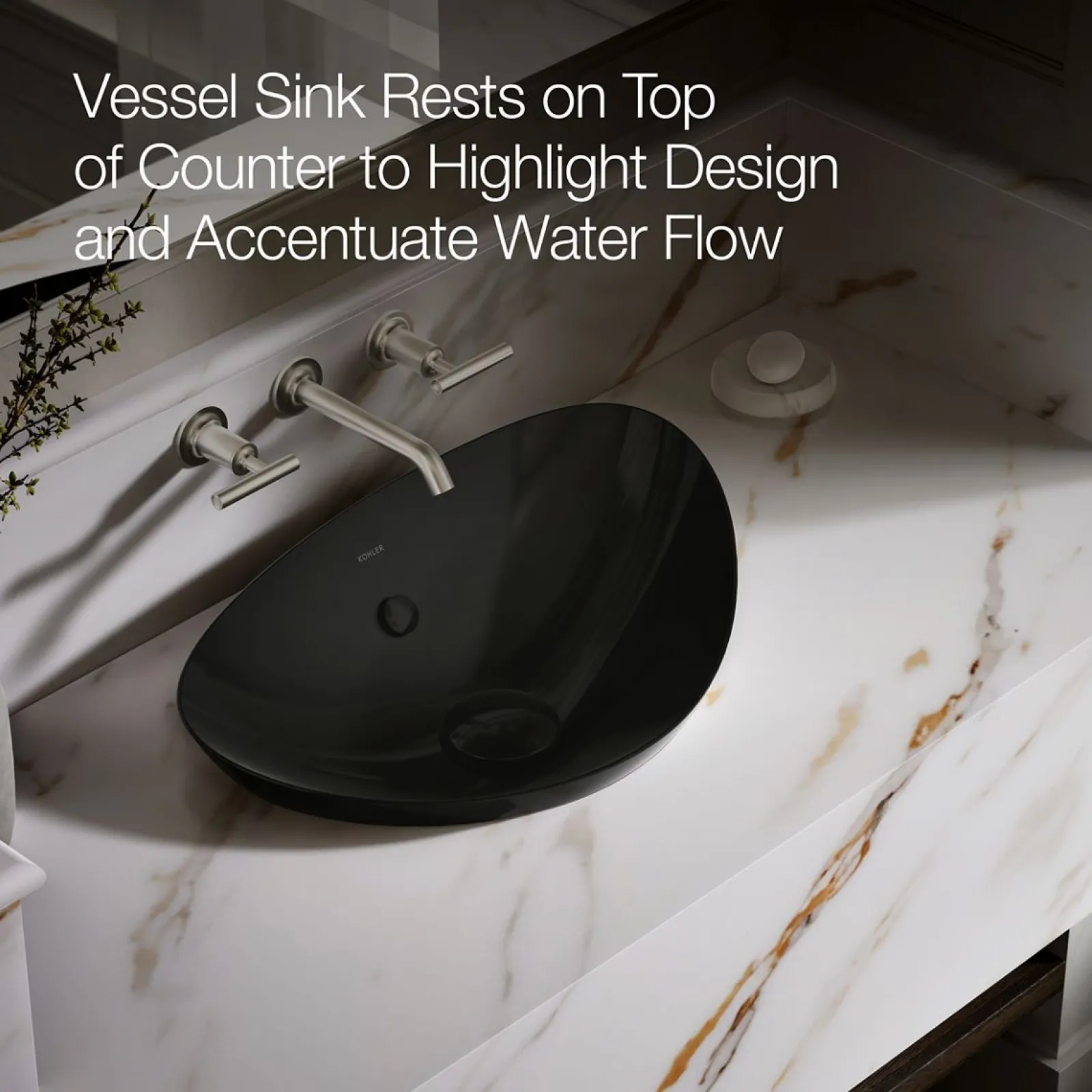 21" oval vessel bathroom sink^Kohler Best