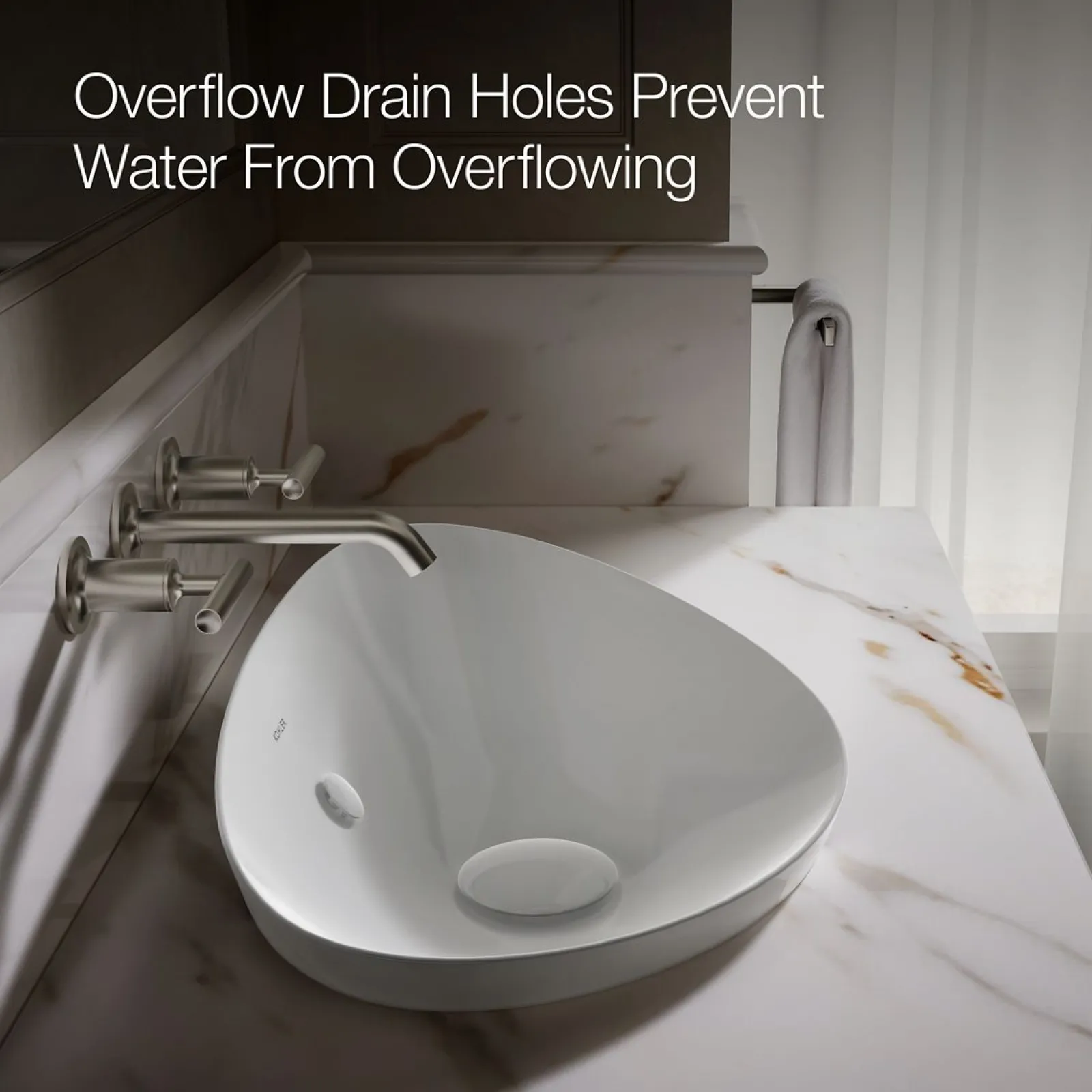 21" oval vessel bathroom sink^Kohler Best