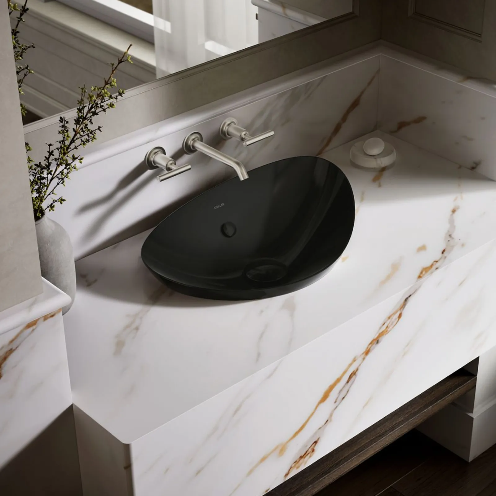 21" oval vessel bathroom sink^Kohler Best